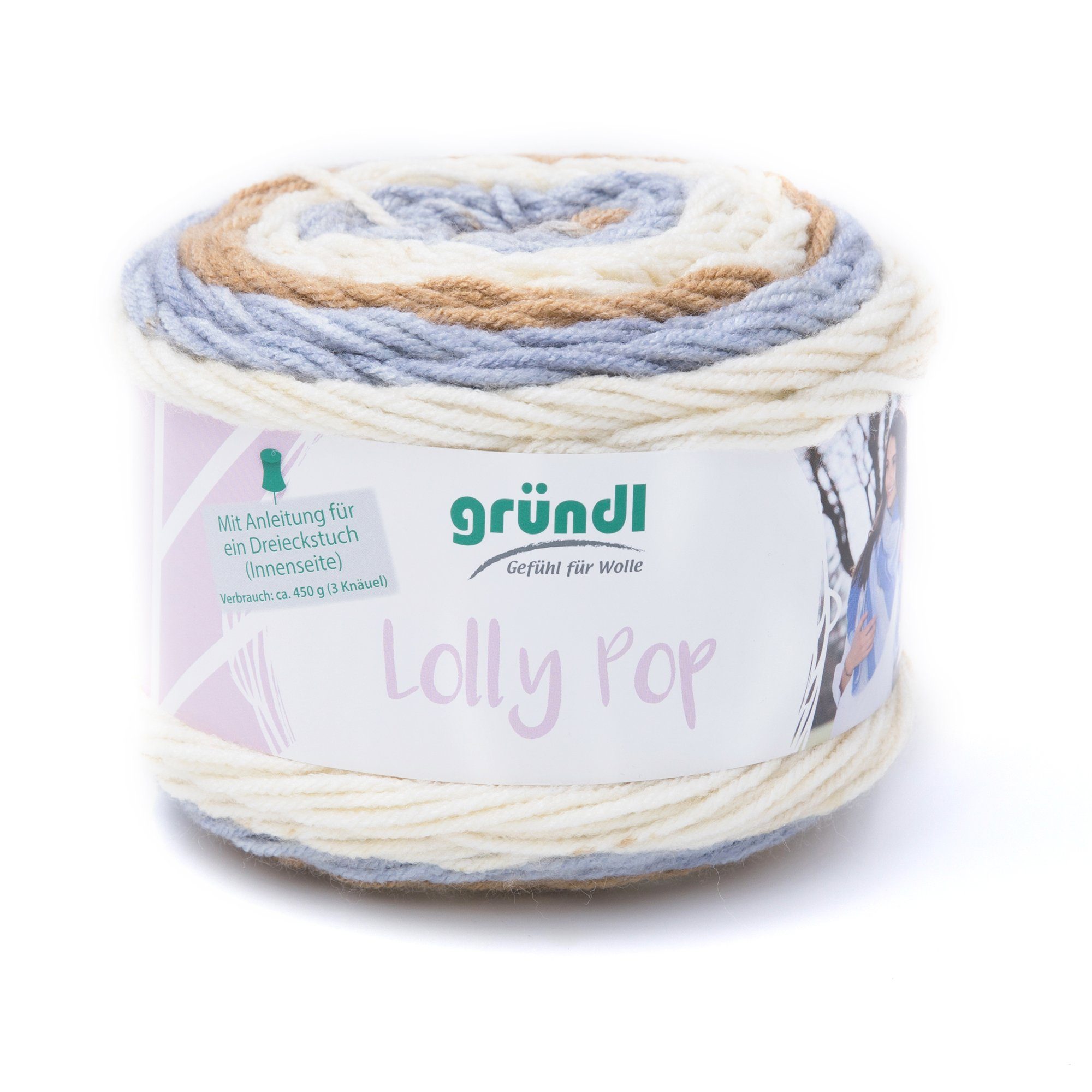 Gründl Wolle Lolly Pop Häkelwolle, 150 g