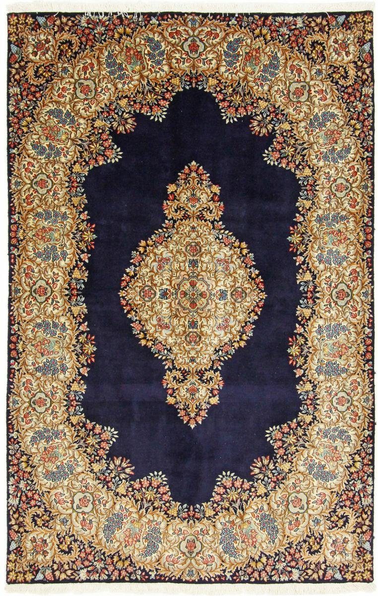Orientteppich Kerman 154x235 Handgeknüpfter Orientteppich / Perserteppich, Nain Trading, rechteckig, Höhe: 12 mm
