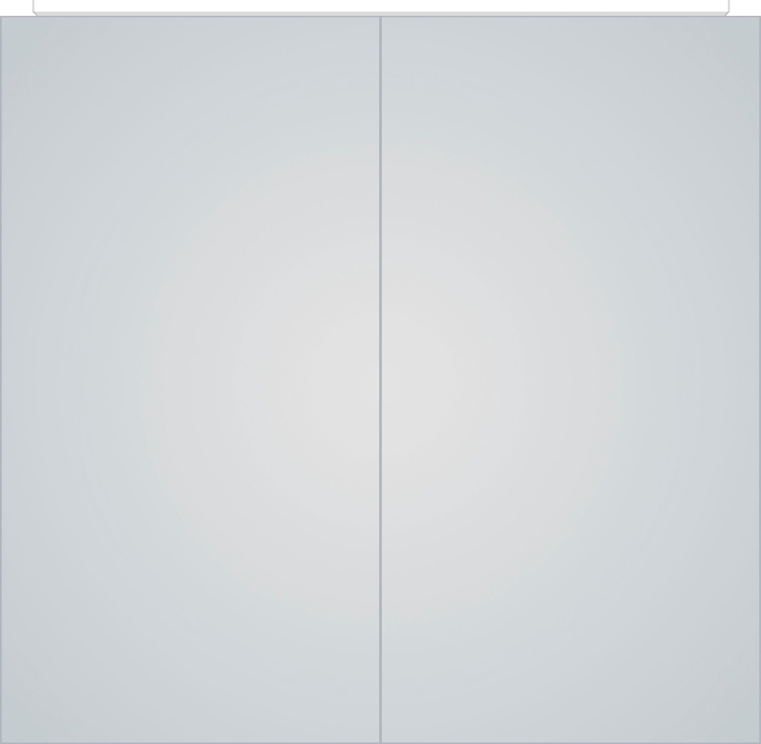 DSK Spiegelschrank Aluminio Vegas Alufarben 70 cm günstig online kaufen