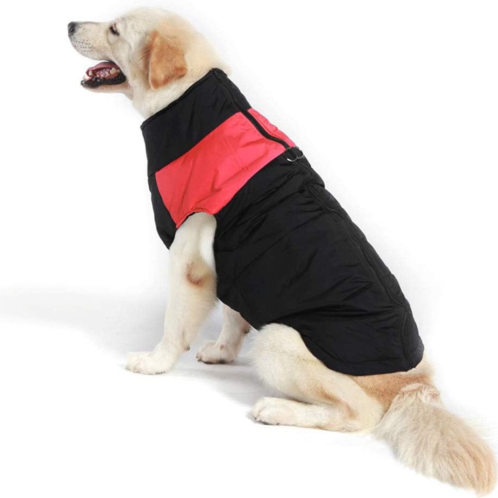 Hundejacke Hundemantel Hund Jacke gefüttert Wasserabweisend Winddicht H02