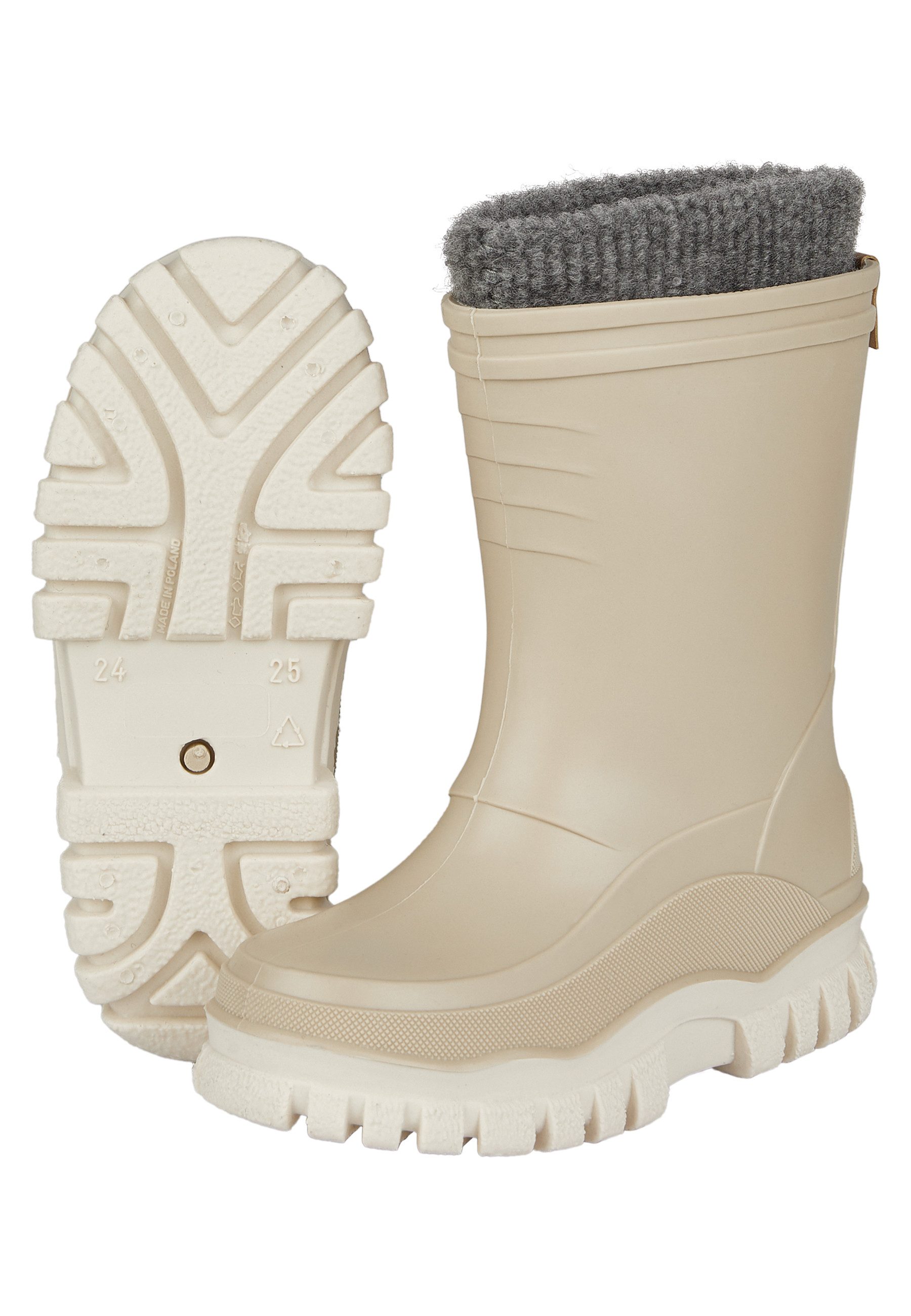 Sterntaler® Gummistiefel mit Innenschuh uni Gummistiefel (1-tlg)