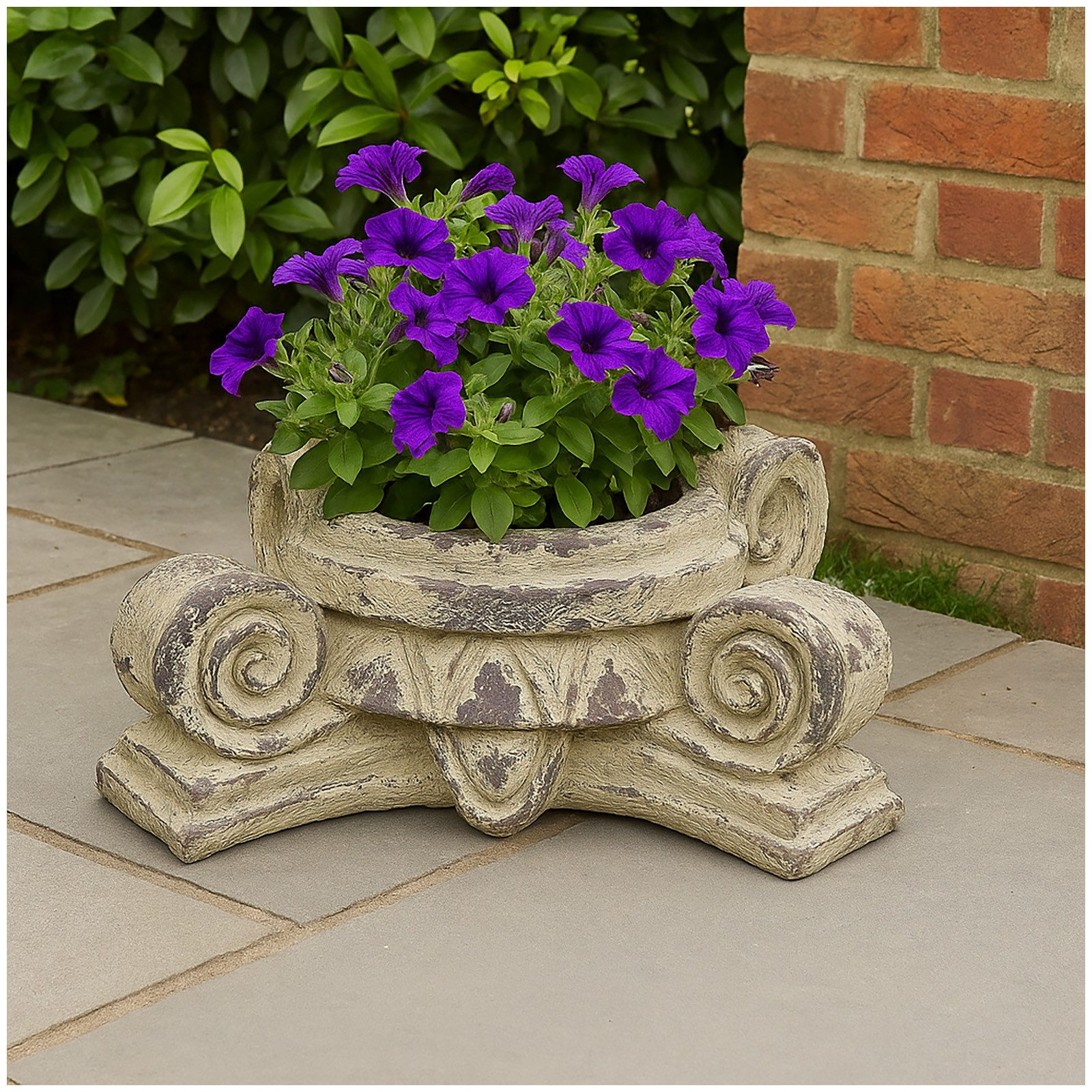 HTI-Living Pflanzkübel Pflanzgefäß Apollon Blumenkübel Volute (Stück, 1 St., 1 Pflanzgefäß ohne Dekoration), Pflanzkübel Gartendeko Antike