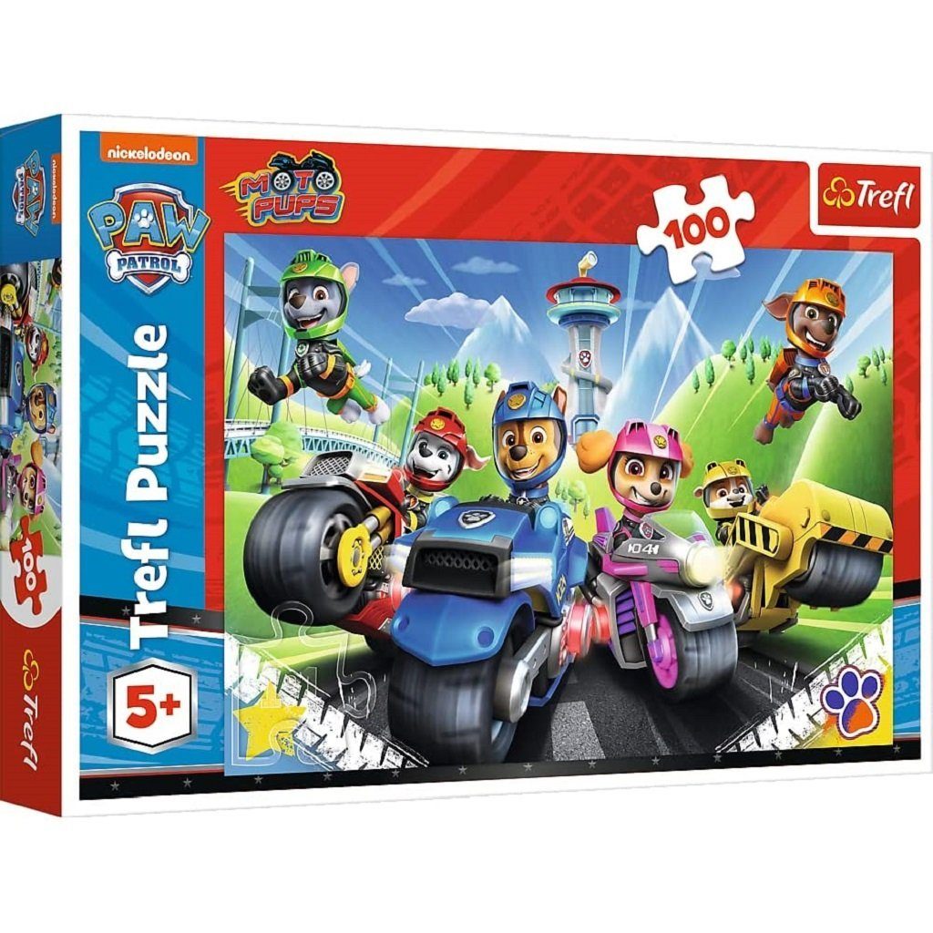 Ravensburger Puzzle Trefl 16430 - PAW PATROL Moto Pups, 100 Puzzleteile, 100 Teile Puzzle