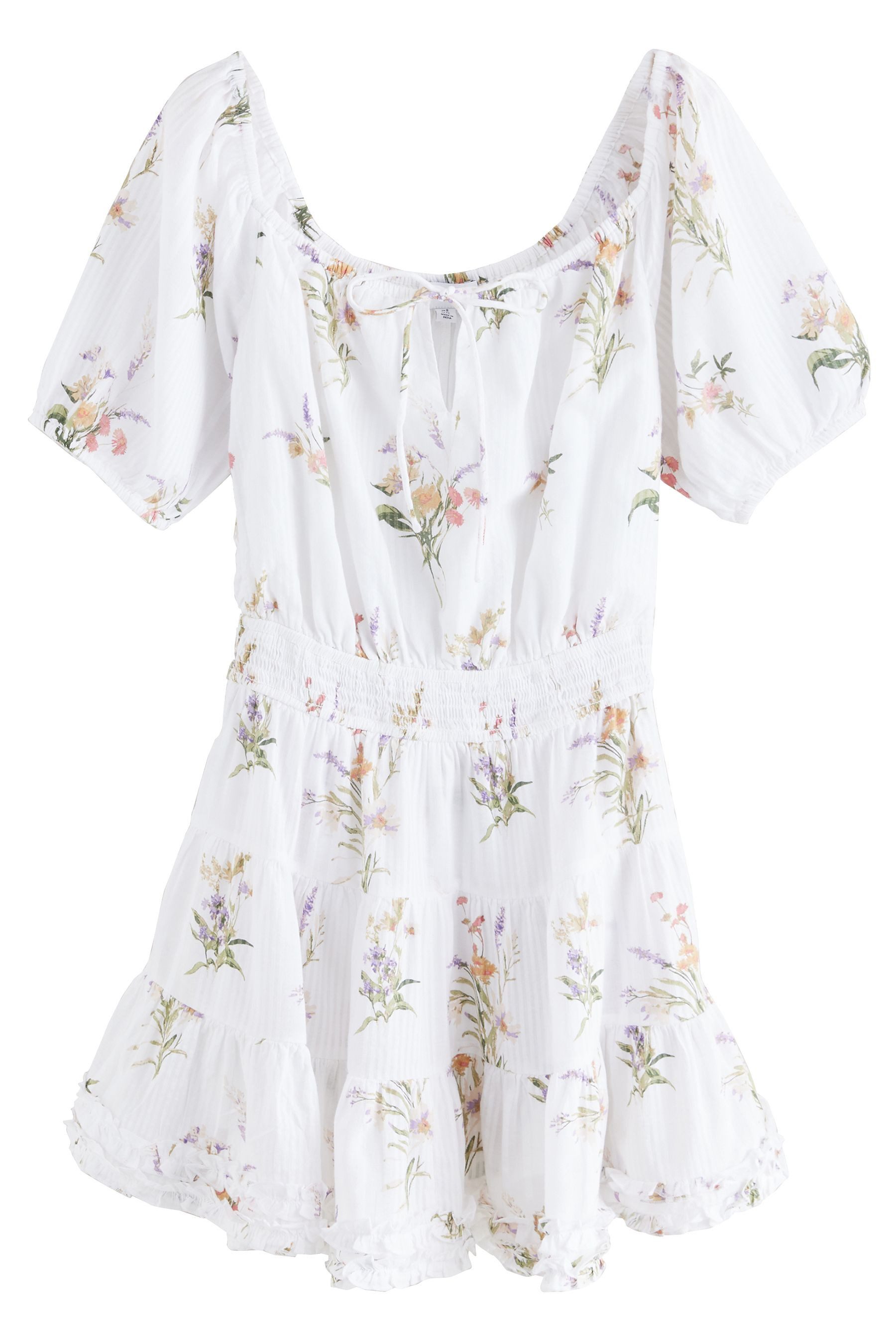 Next Playsuit Strukturierter Mini-Skort, Baumwolle (1-tlg) günstig online kaufen