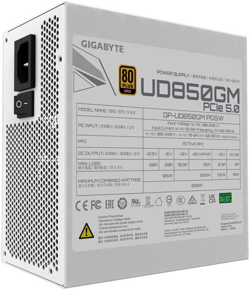 Gigabyte UD850GM PG5W PC-Netzteil