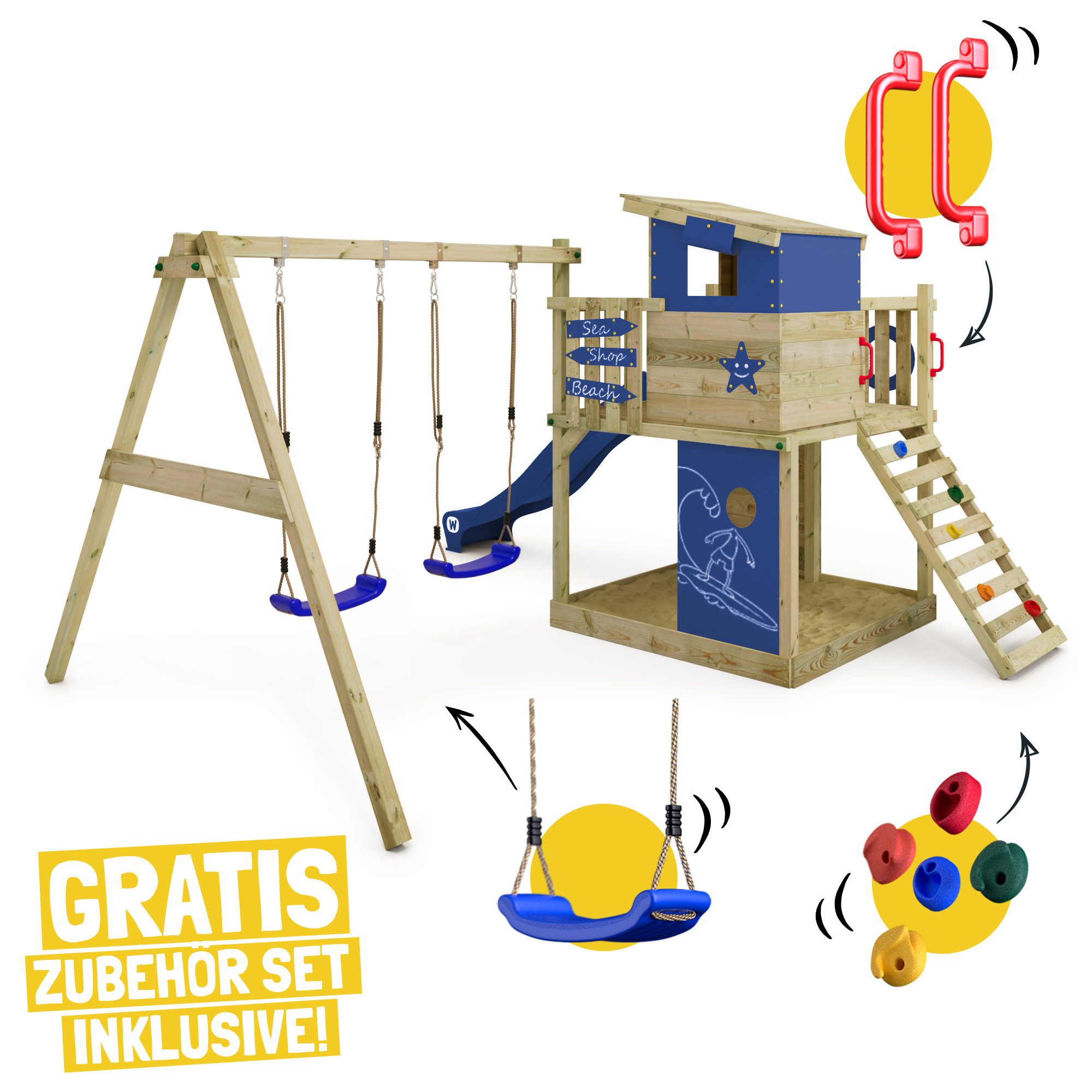 Wickey Spielturm Smart Camp – Kletterturm günstig online kaufen