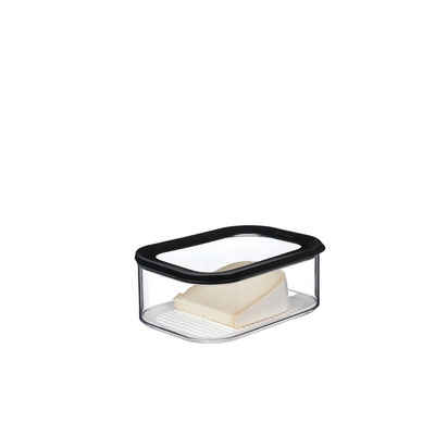 Mepal Vorratsdose Kühlschrankdose 2 Liter schwarz Modula, Polyethylen, (Stück, 1-tlg., 1 Dose mit Deckel), Lebensmitteldose