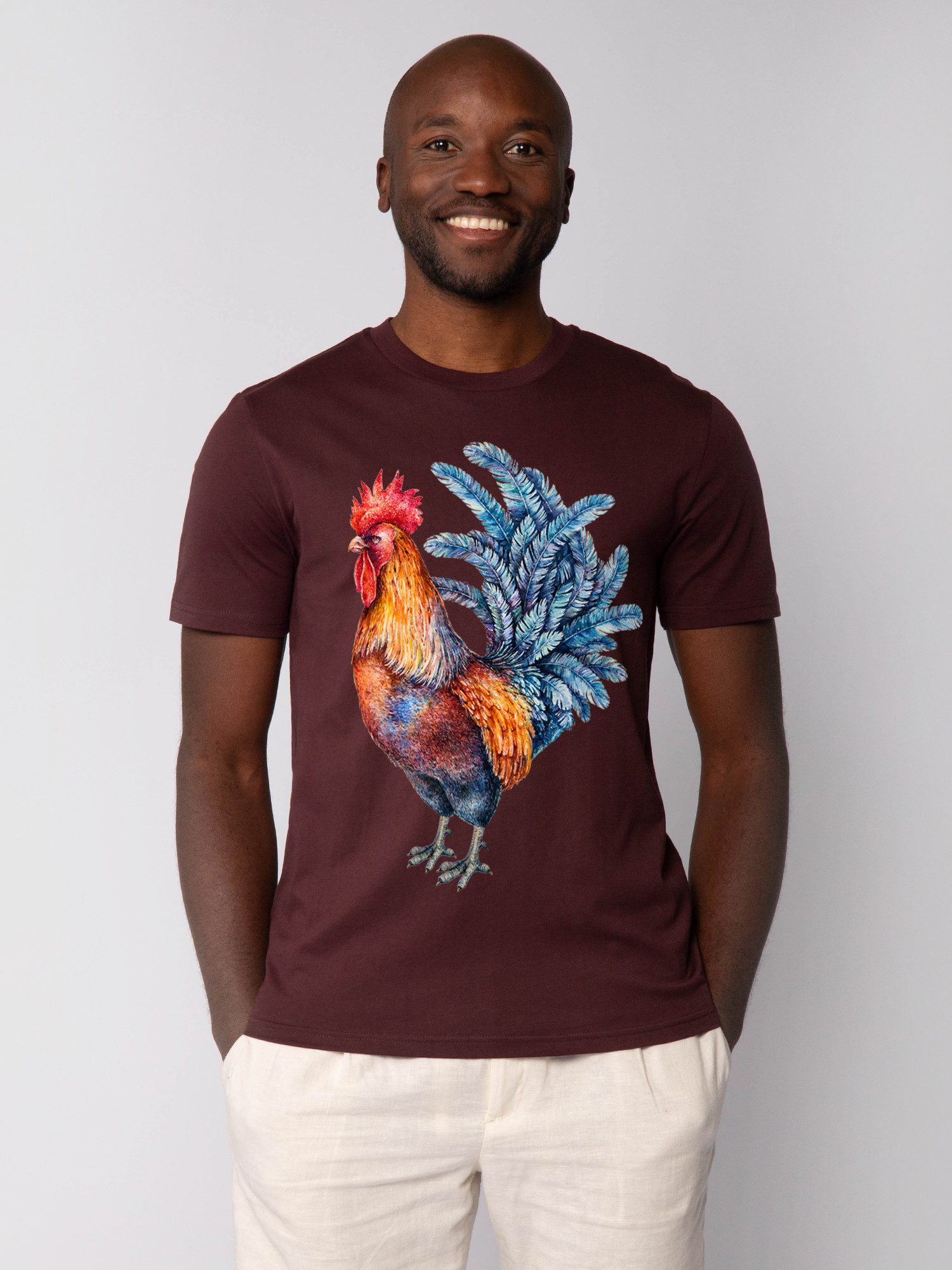 T-Shirt Grimmiger Gockel