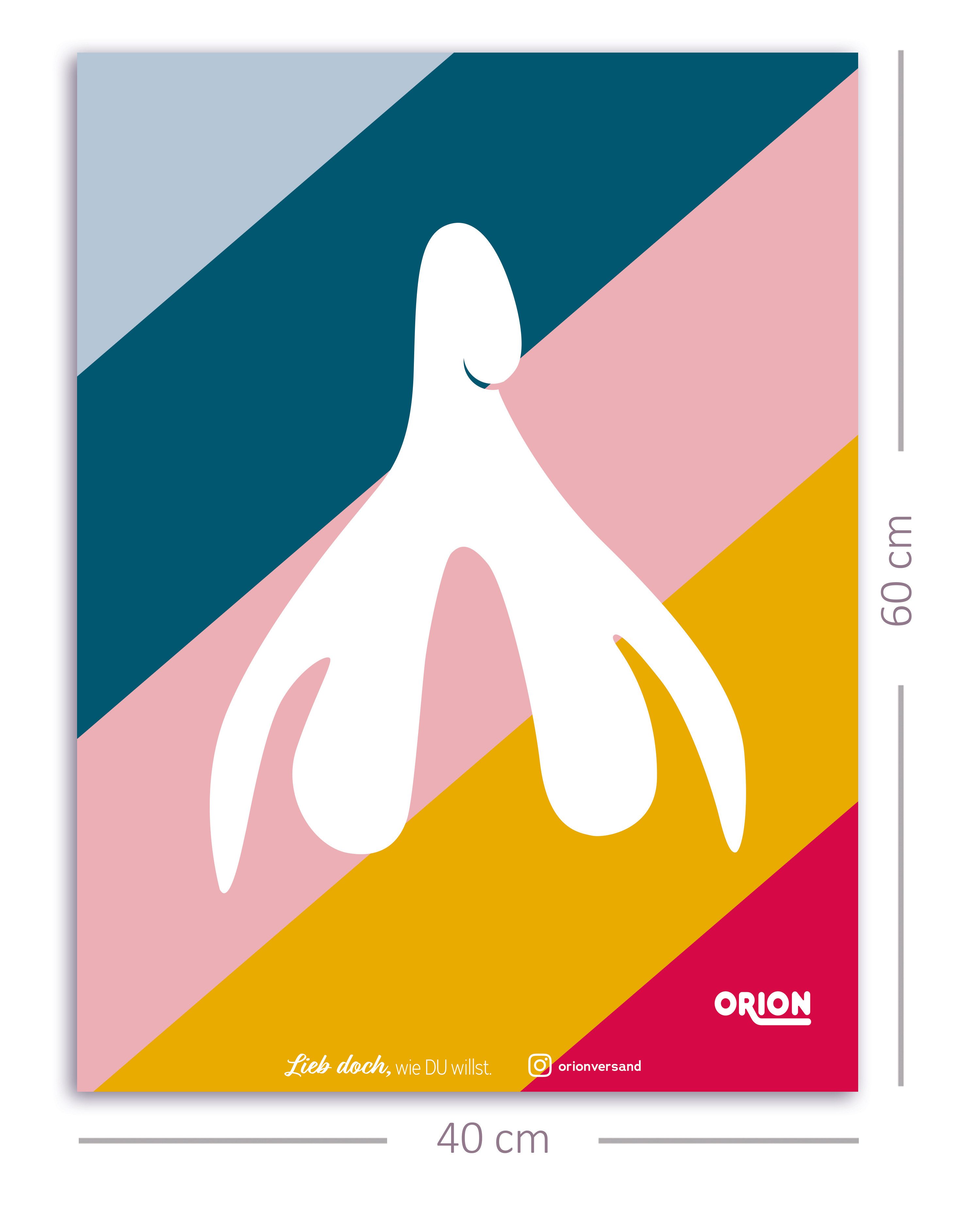 Close Up Poster Klitoris Poster by ORION 30 x 40 cm