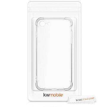 kwmobile Handyhülle Crystal Hülle für Apple iPhone SE / 8 / 7 TPU Silikon Case mit Ecken, TPU Silikon Case mit Ecken Schutz