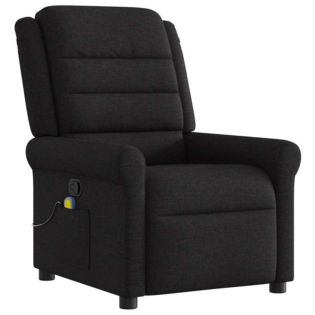 vidaXL Sessel Massagesessel Schwarz Stoff (1-St) günstig online kaufen