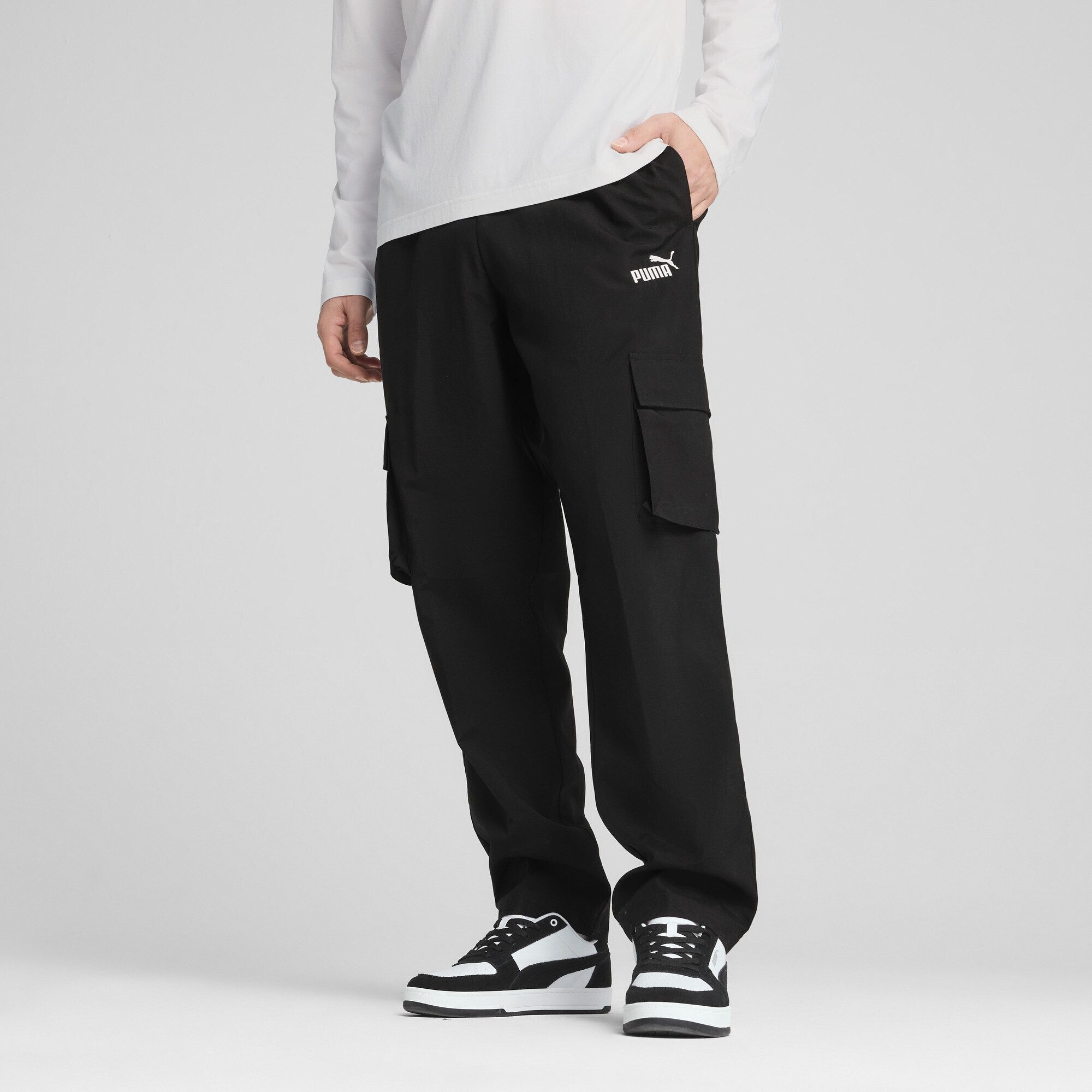 PUMA Sporthose Essentials No. 1 Logo Gewebte Cargohose Herren günstig online kaufen