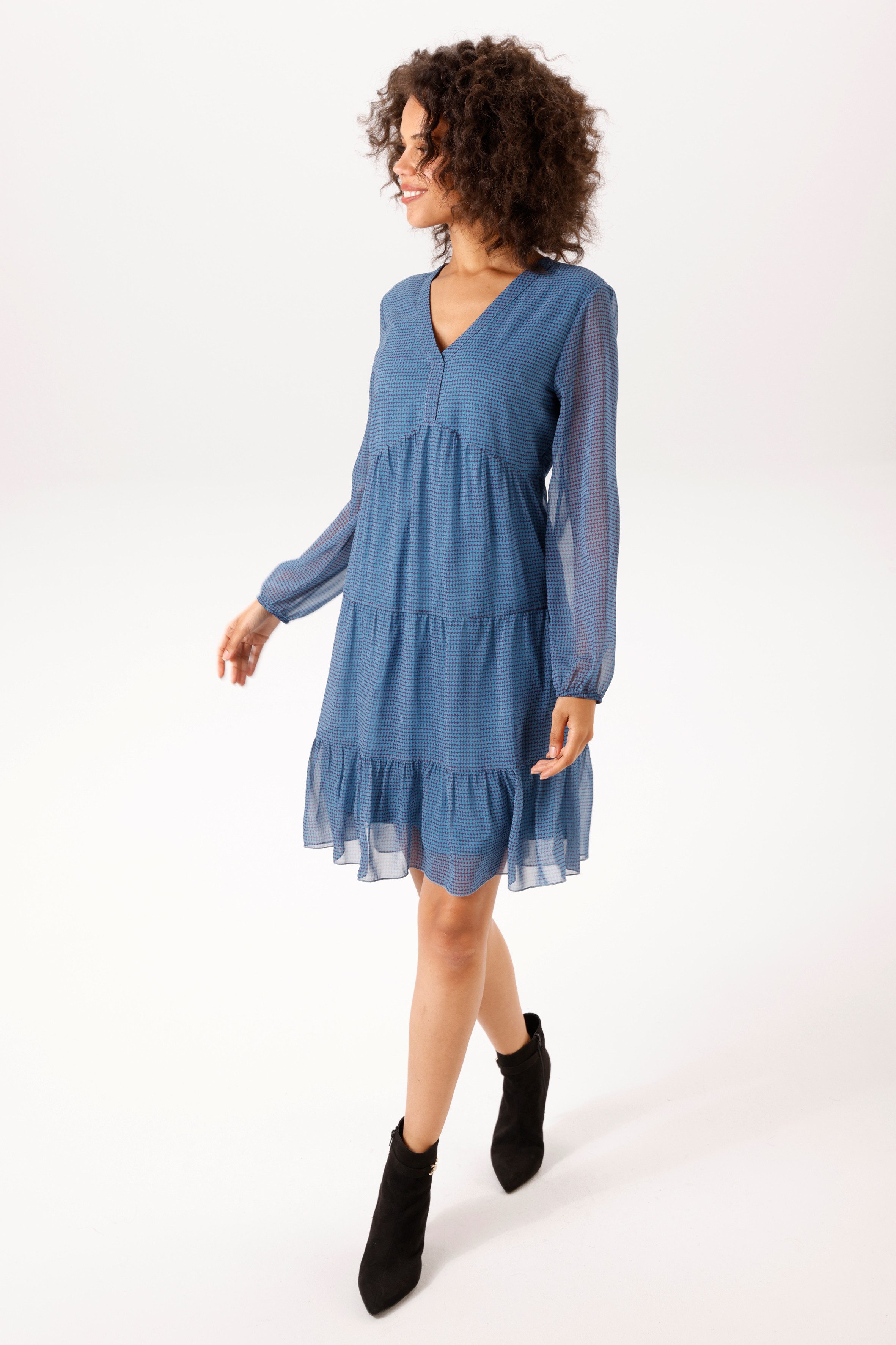 Aniston CASUAL Tunikakleid mit trendfarbenem, grafischen Druck - NEUE KOLLEKTION