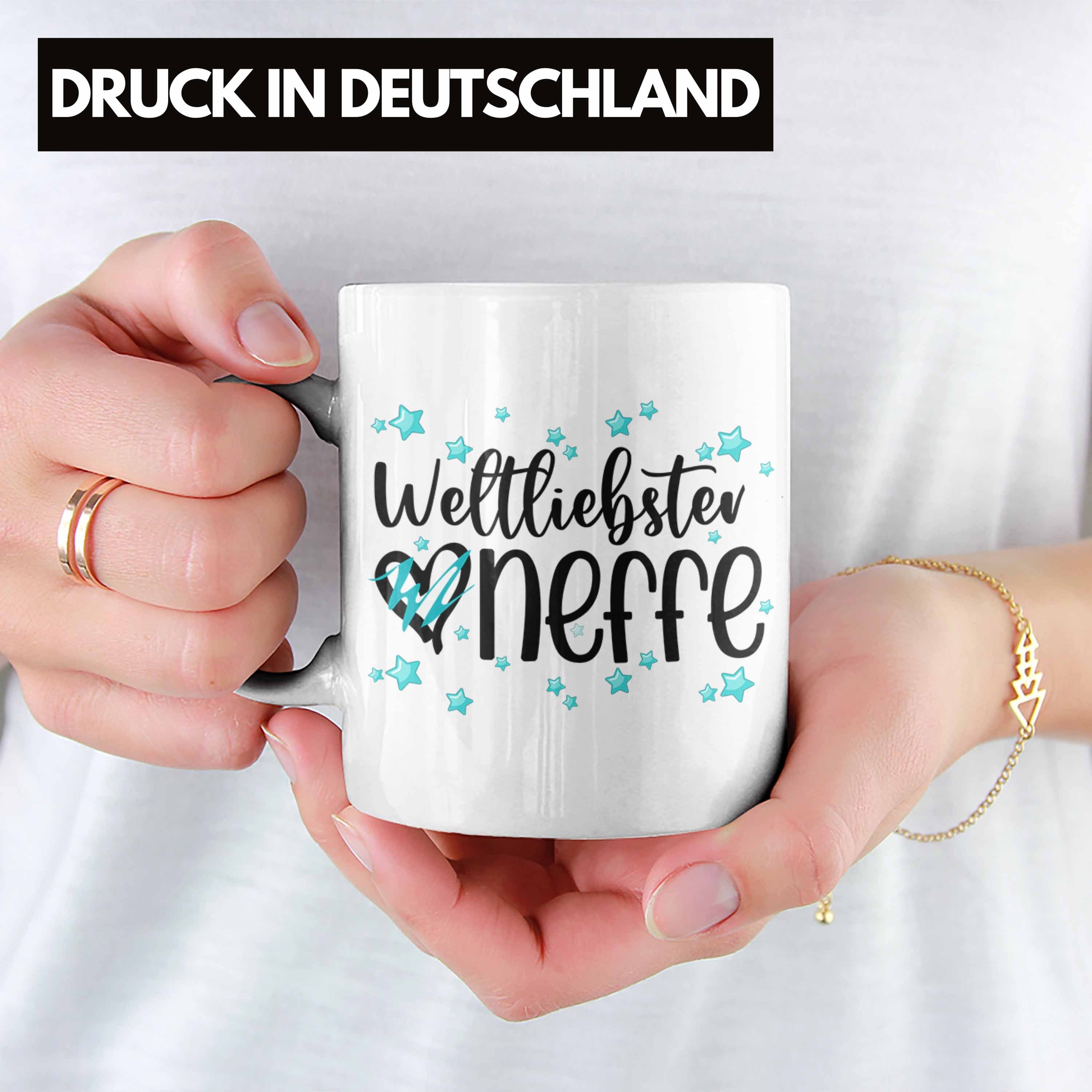 Tante Weiss Kaffeetasse Tasse Weltliebster Trendation Tasse Geschenk Neffe Geschenkidee Neffe - Onkel Trendation von