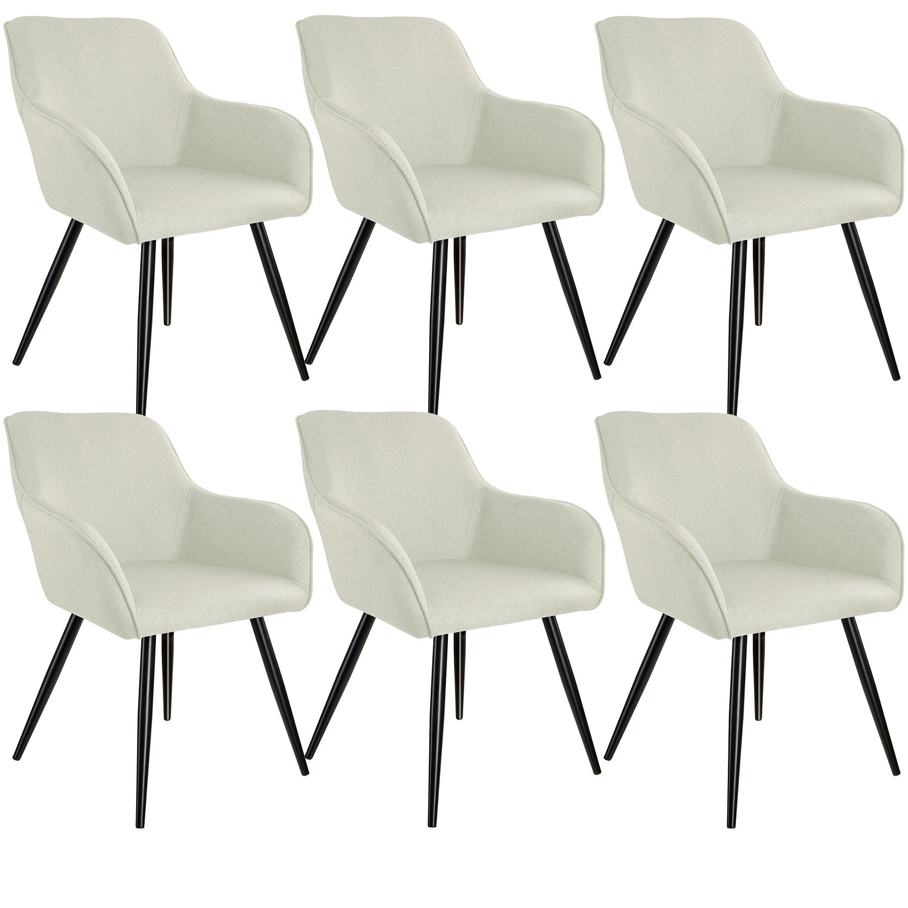 tectake Esszimmerstuhl 6er Set Esszimmerstuhl (Set, günstig online kaufen