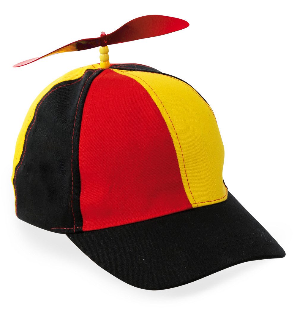 Fries Baseball Cap Deutschland Basecap Kappe mit Propeller WM EM Fußball Party