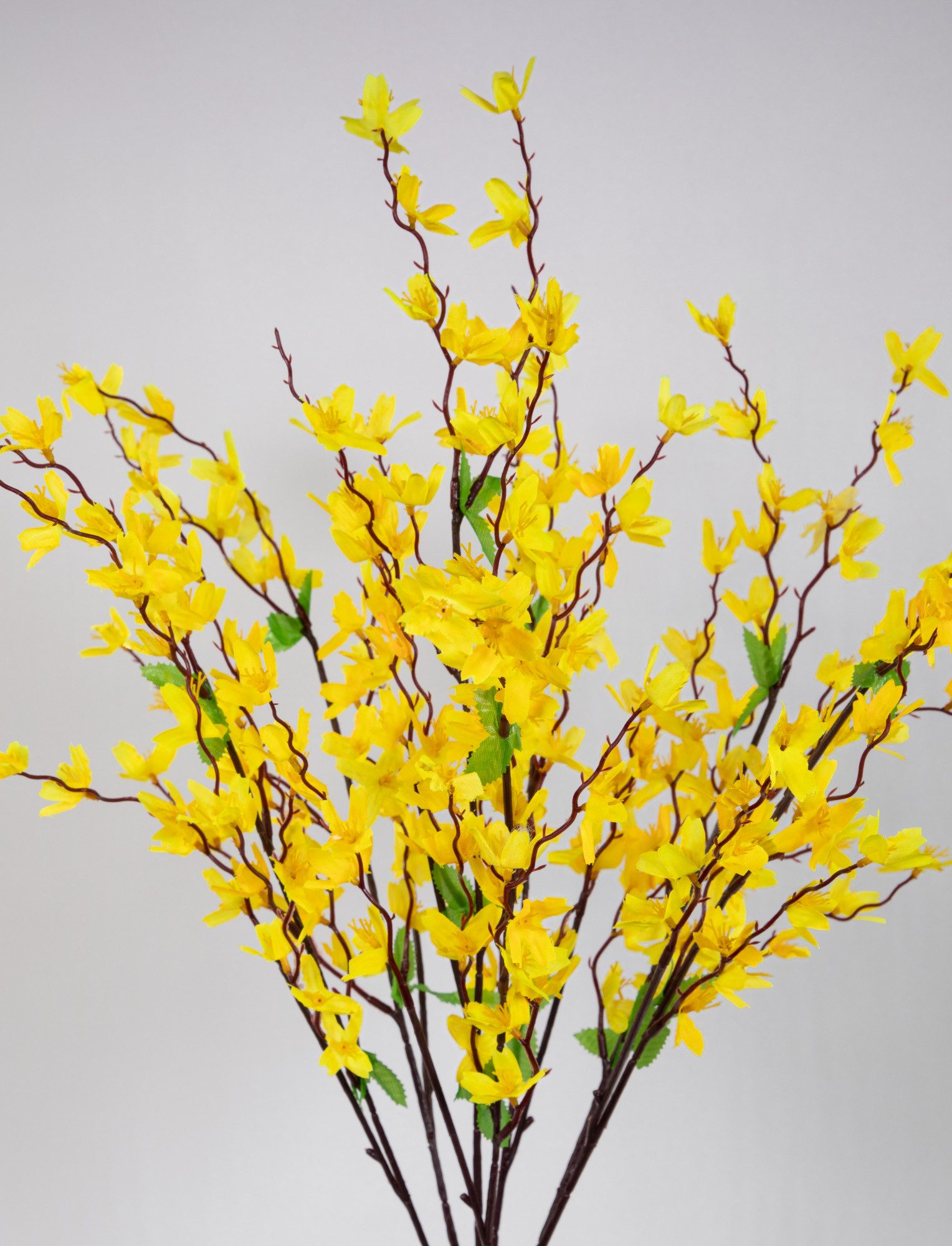Kunstblume Forsythienbusch 65cm ZF Goldflieder Goldglöckchen künstliche For günstig online kaufen