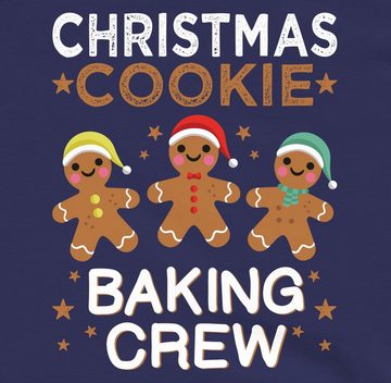 Shirtracer Sweatshirt Christmas Cookie Baking Crew Lebkuchenmännchen Weihnachten Kleidung Kinder