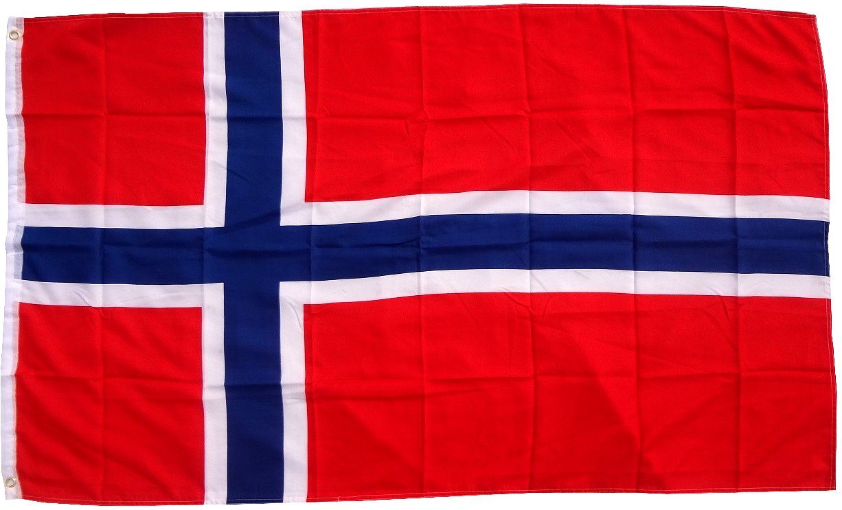 trends4cents Flagge Flagge 90 x 150 cm Hissfahne Bundesland Sturmflagge Hissfahne (Norwegen), für Fahnenmaste