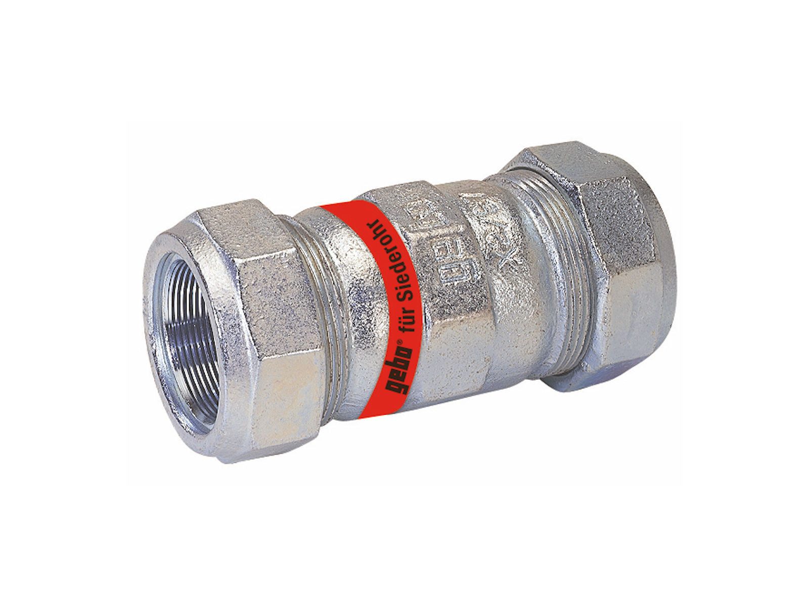 GEBO Gewindefitting Temperguss-Klemmverbinder Typ O - für Siederohr, Ø 57 mm x 57 mm