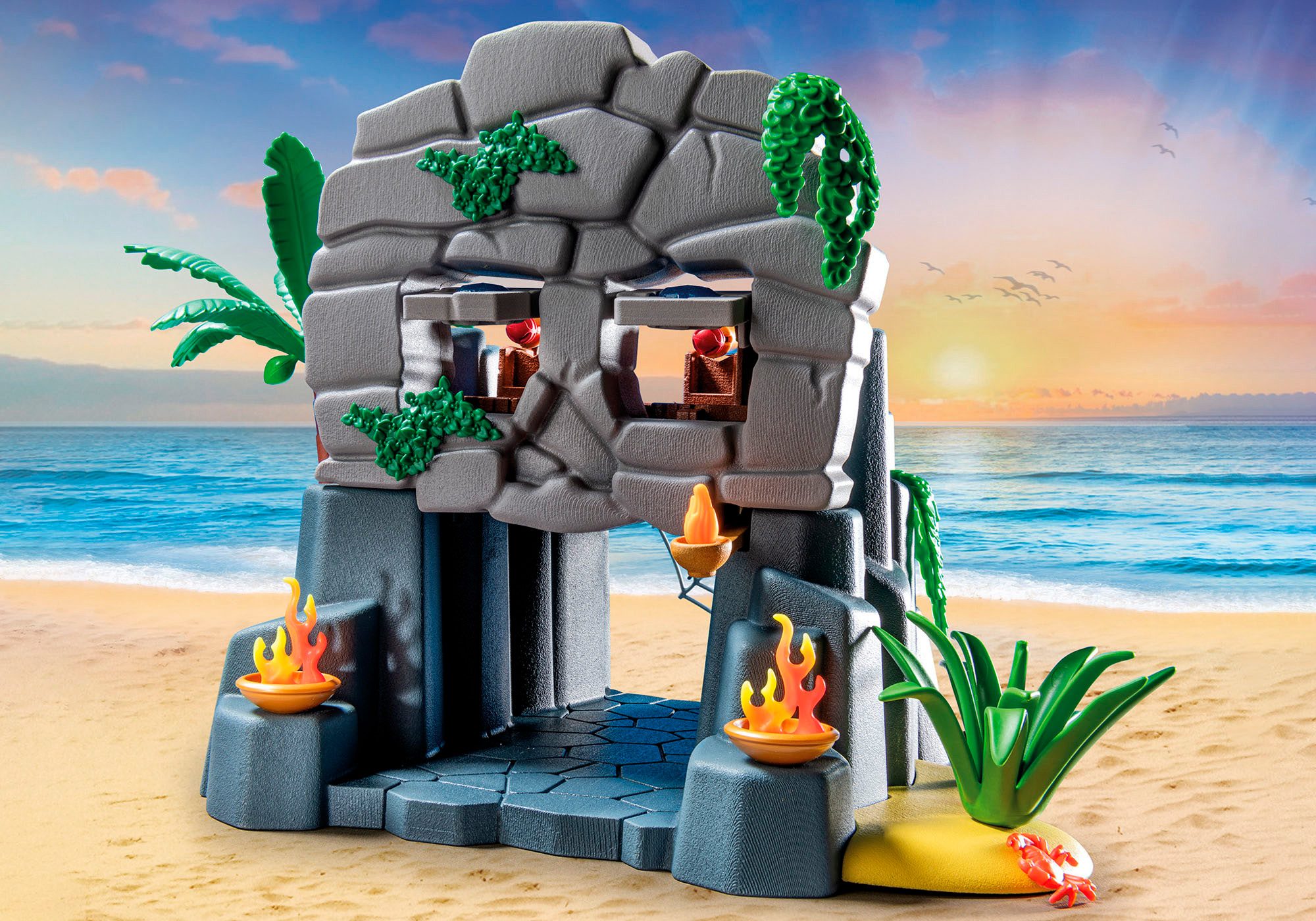 Playmobil® Totenkopfinsel (71531), Pirates Konstruktions-Spielset, (73 St), Made in Europe – Bild 3 von 5