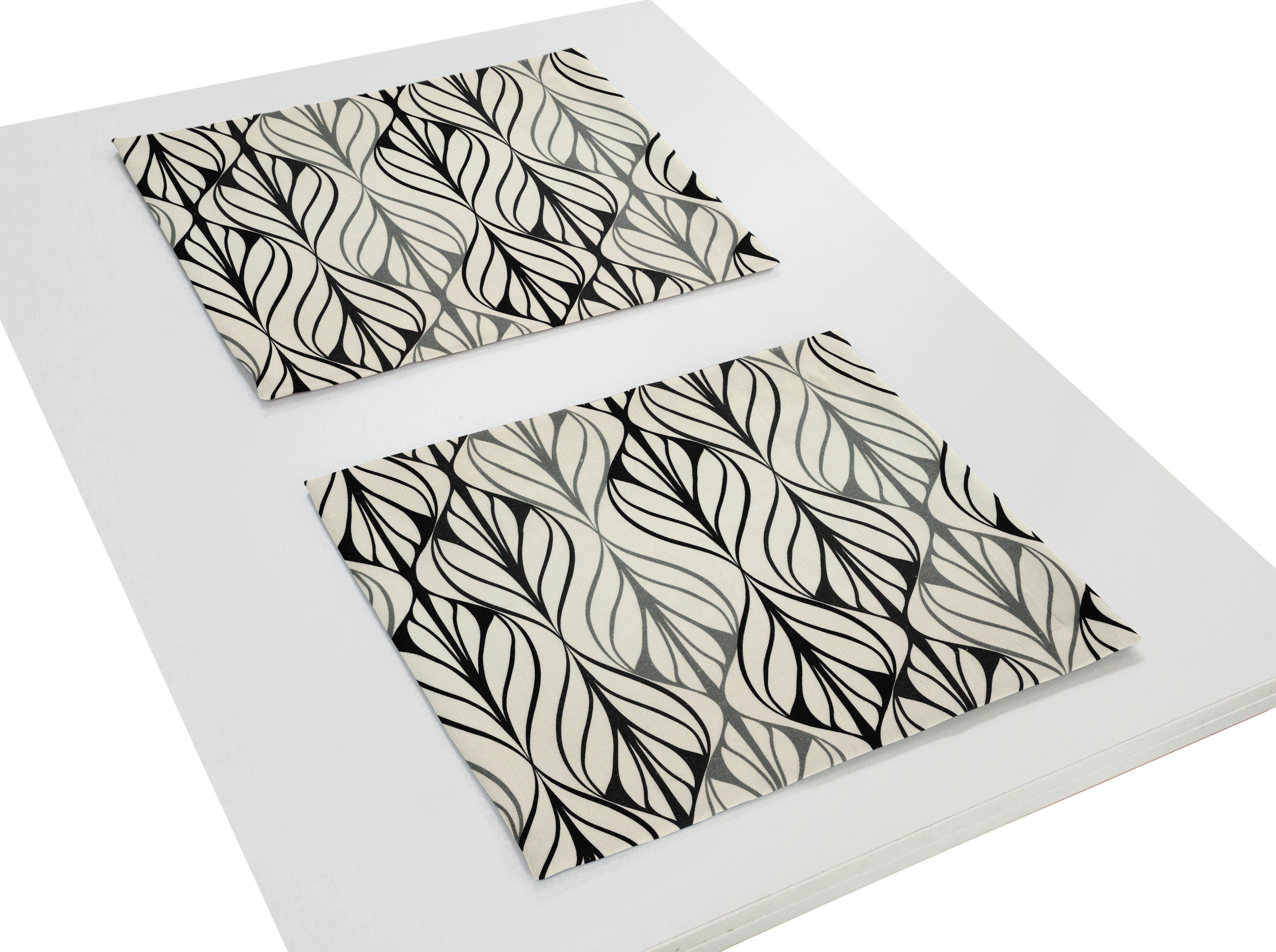 Adam Platzset Wave, (2-St), aus Bio-Baumwolle,Made in Germany