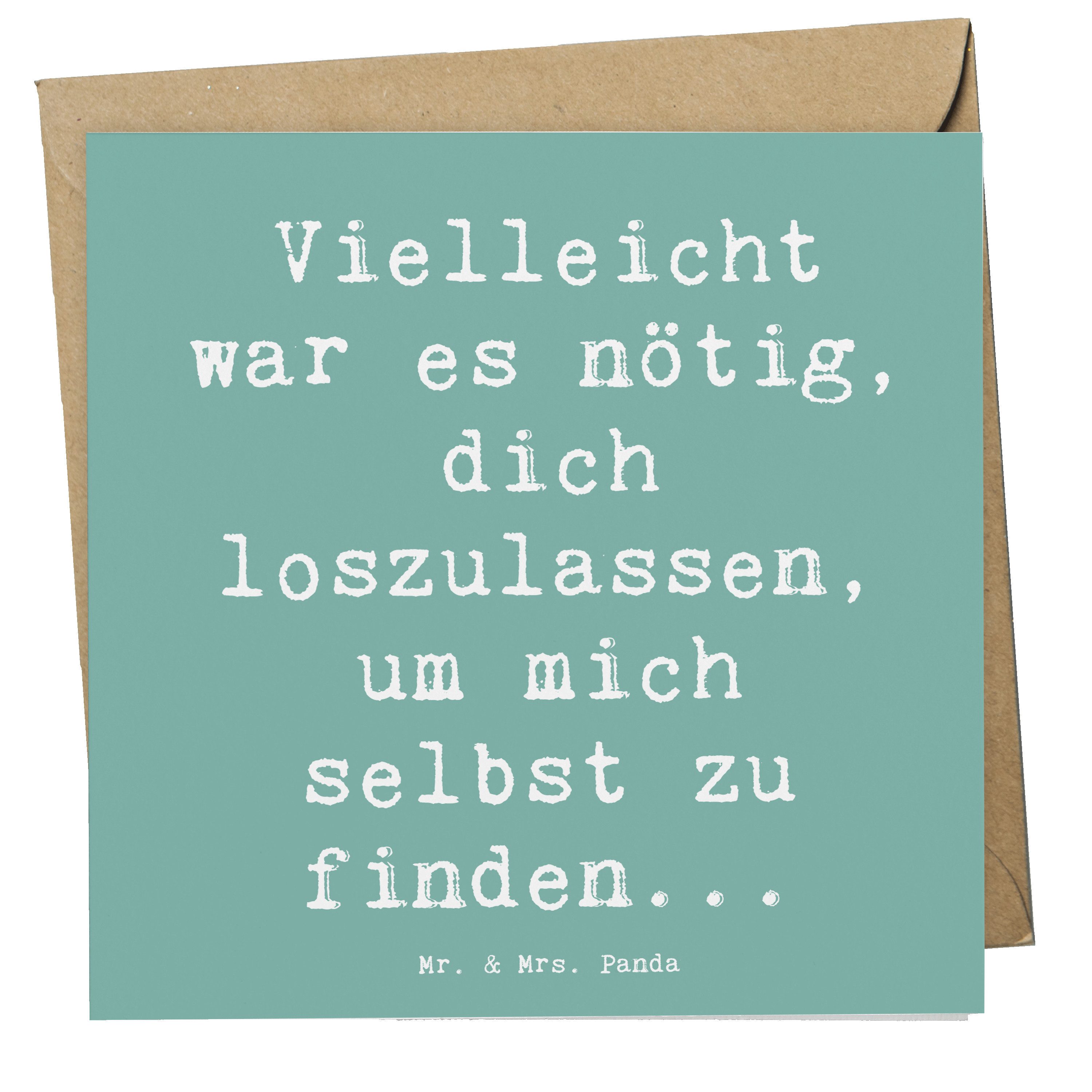 Grußkarte Liebeskummer Selbstfindung - Meeresbrise - Geschenk, neue Möglichkeit