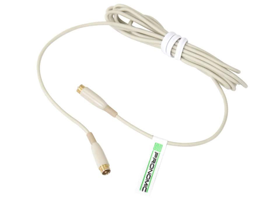 Pronomic Ersatzkabel für HS-31 EA Headset (Verbindungskabel, Länge: 1,2 m)  Audio-Kabel, Einfacher Austausch, Schraubbare Verbindungen