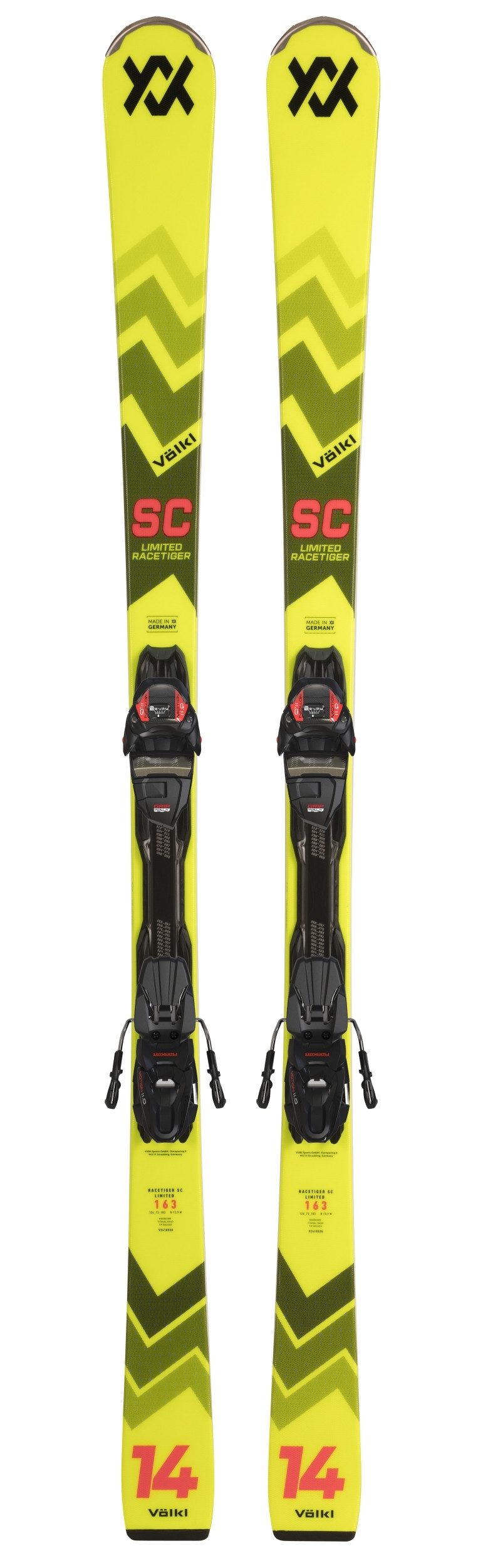 Völkl Racecarver RACETIGER SC LTD+VMOTION 11 GW BLK *