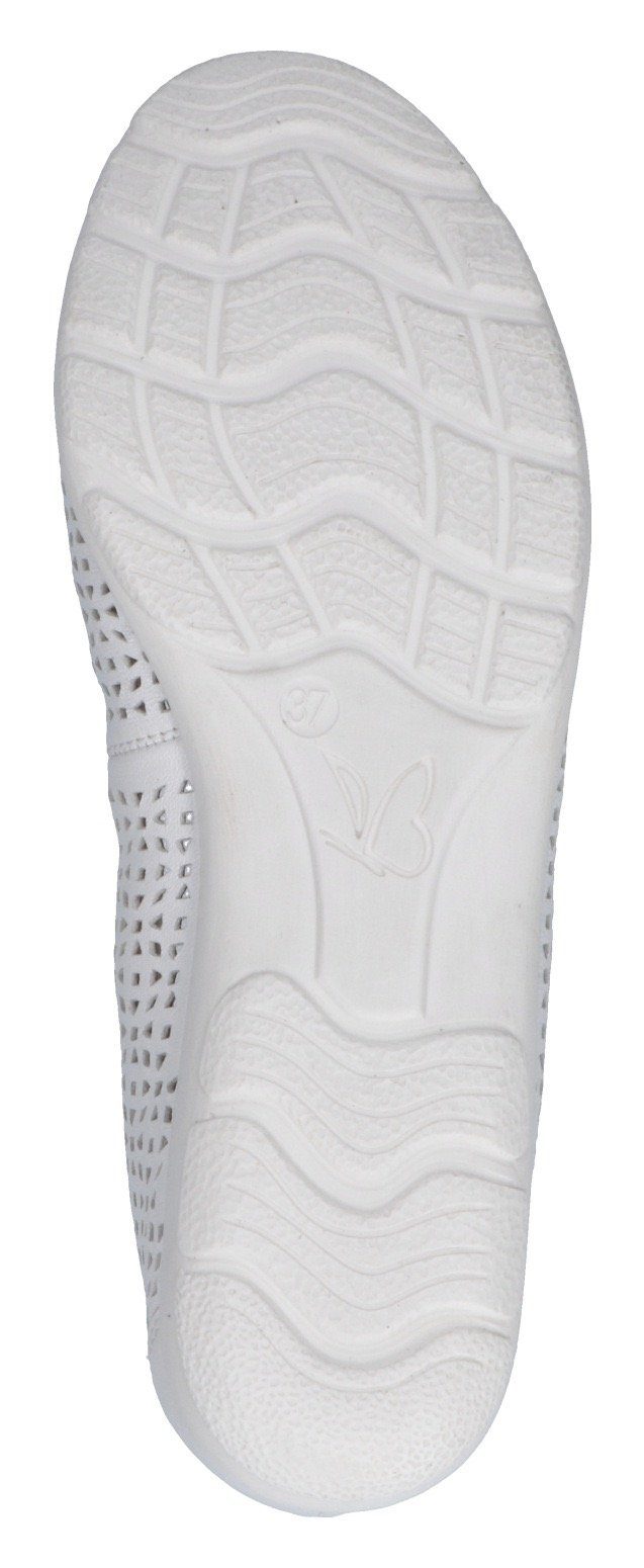 Caprice Ballerina, Slipper, Bequemschuh, Schlupfschuh mit Perforation günstig online kaufen
