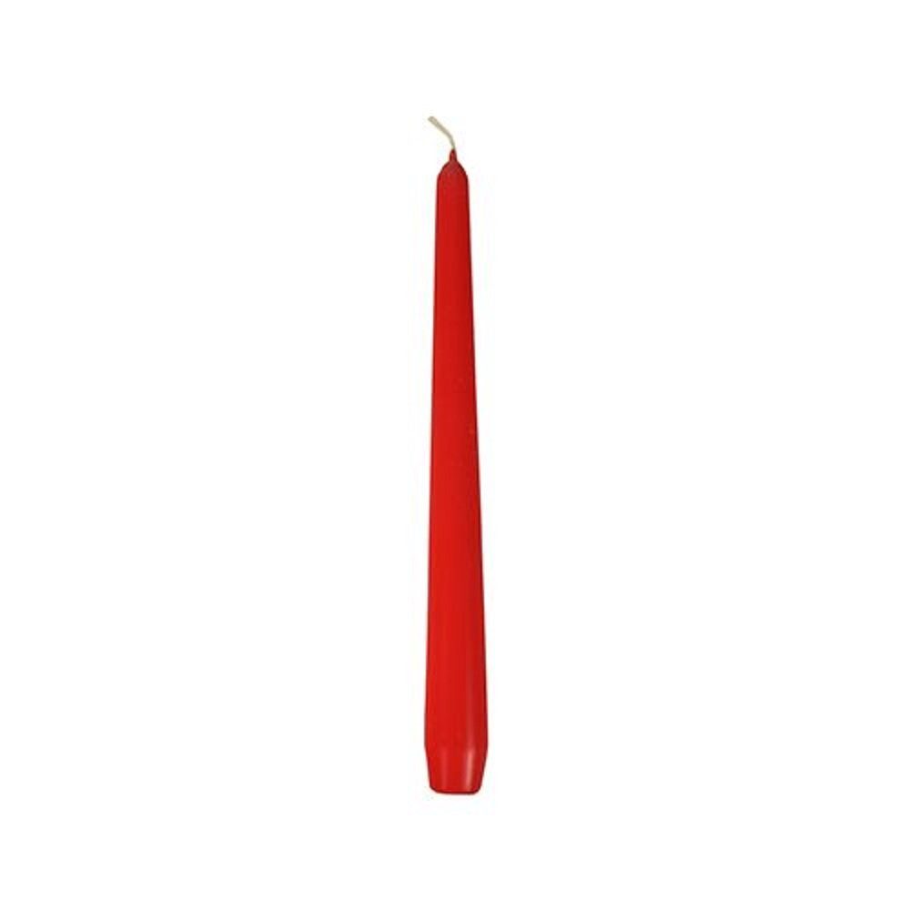 Tafelkerze 50 Leuchterkerzen Tafelkerzen Ø22mm L25cm rot