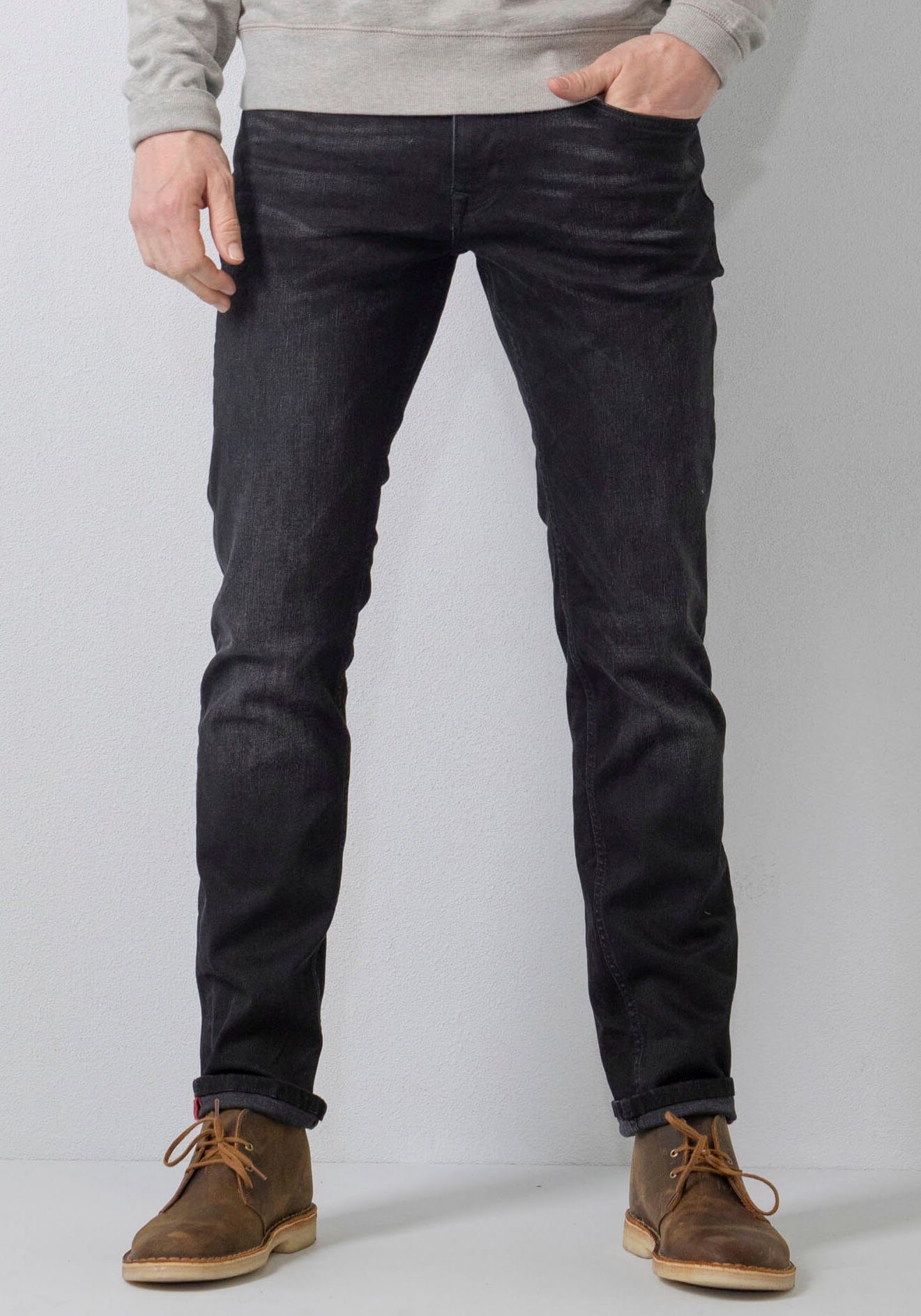 Petrol Industries Regular-fit-Jeans RUSSEL Black stone