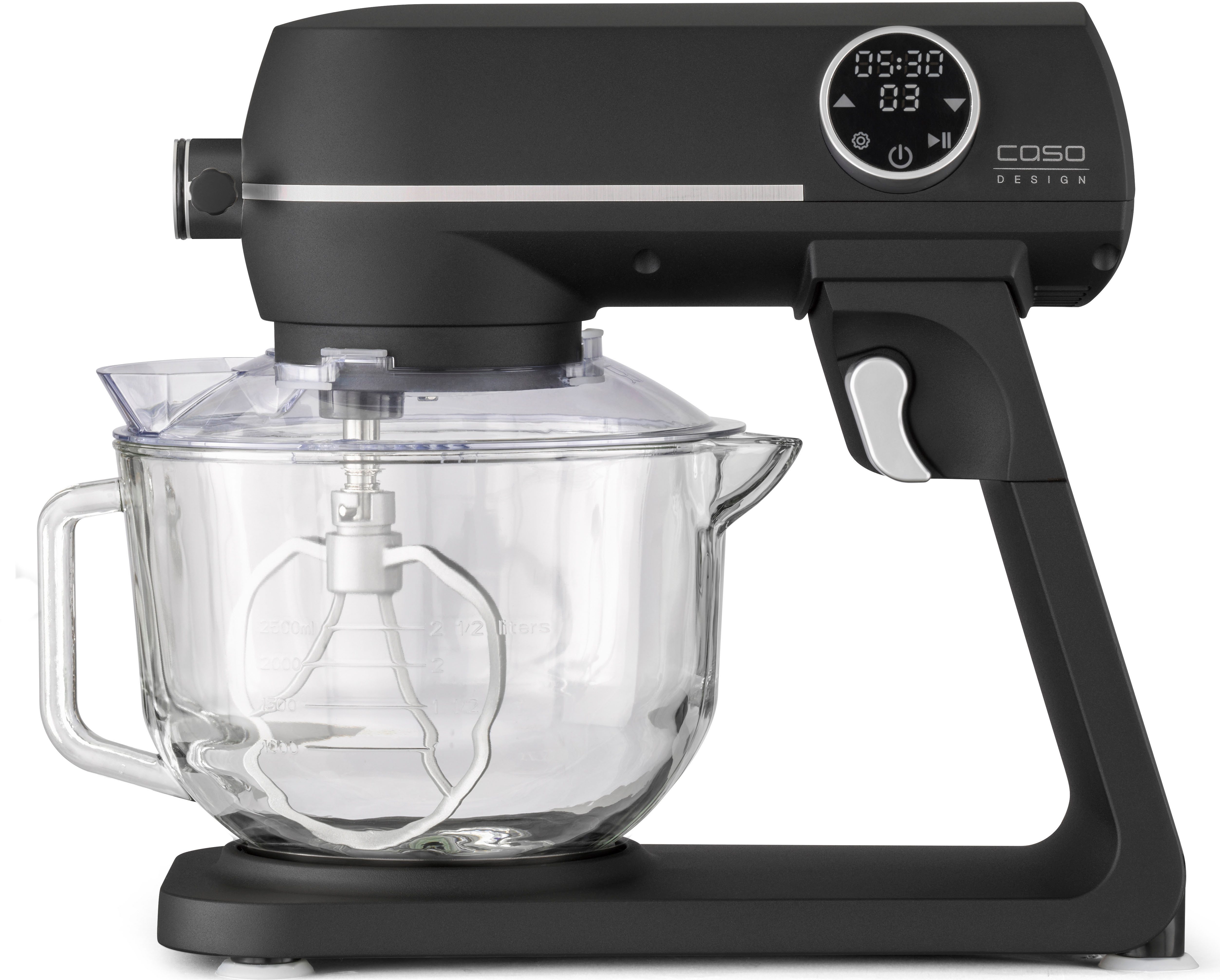 Caso Küchenmaschine KM 1800 Black G 3157, 1800 W, 4,5 l Schüssel