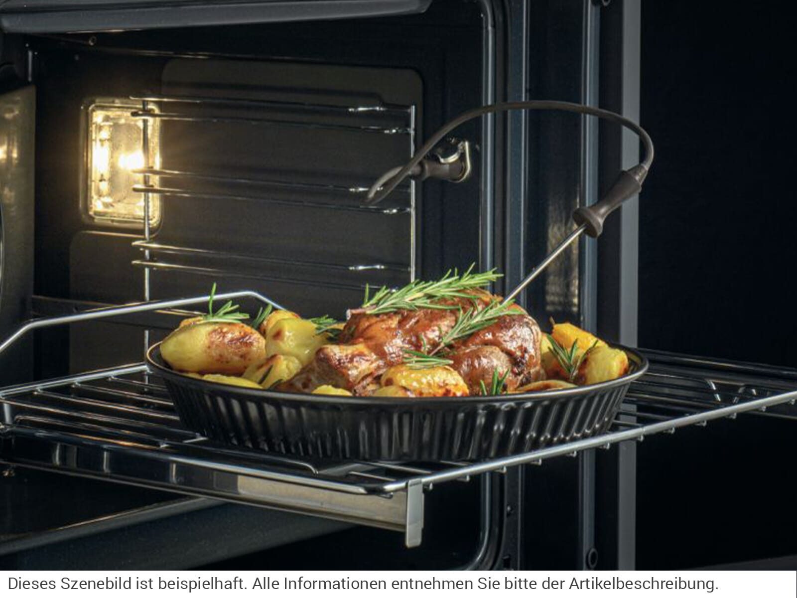 Haier Einbaubackofen, mit 1-fach, Pyrolyse-Selbstreinigung