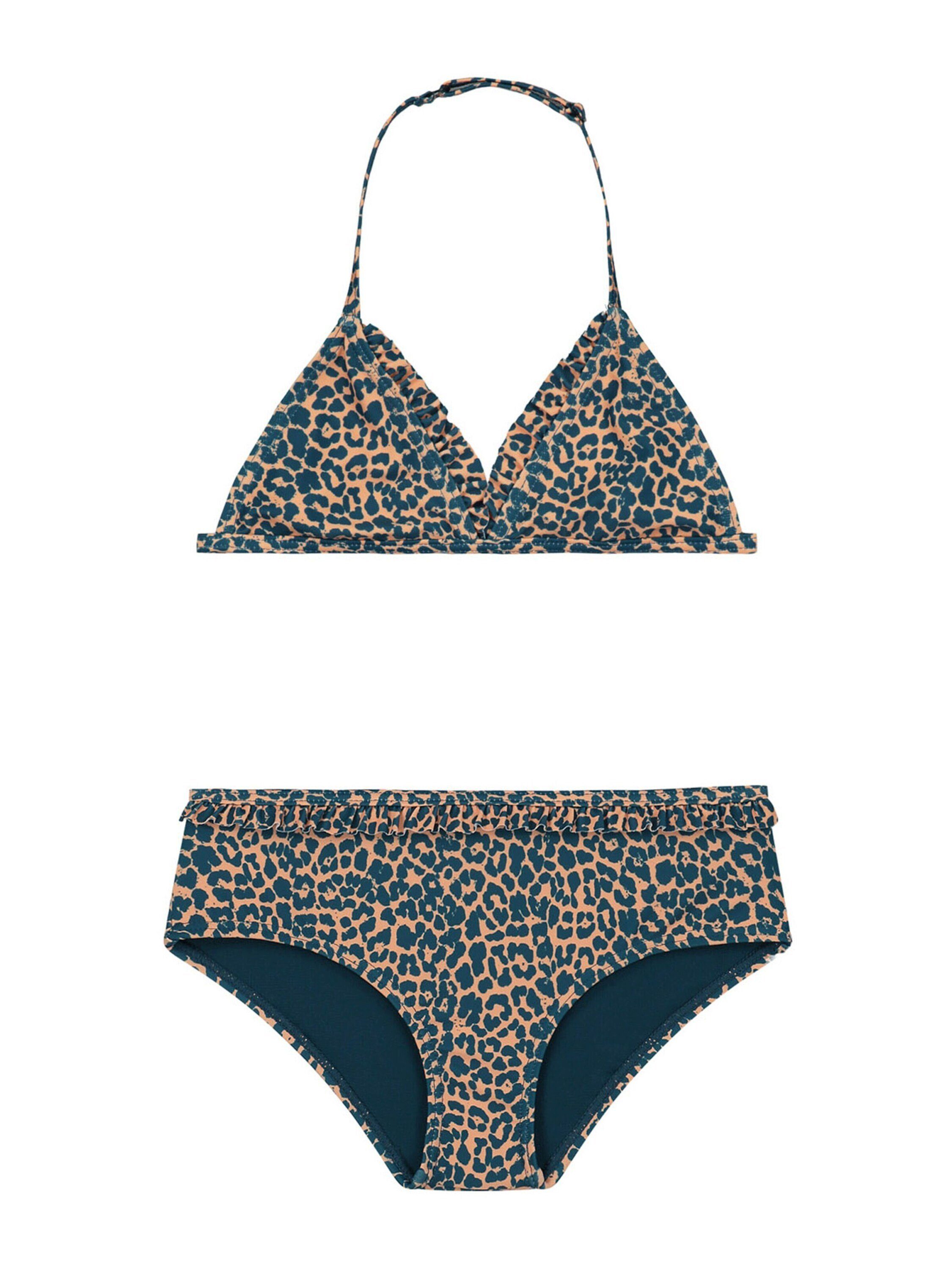 CUPSHE Damen Bikini Set 2-teilig – Mit Bügel-Top, Verstellbaren Trägern & Rock-Unterseite, Für Strand & Pool