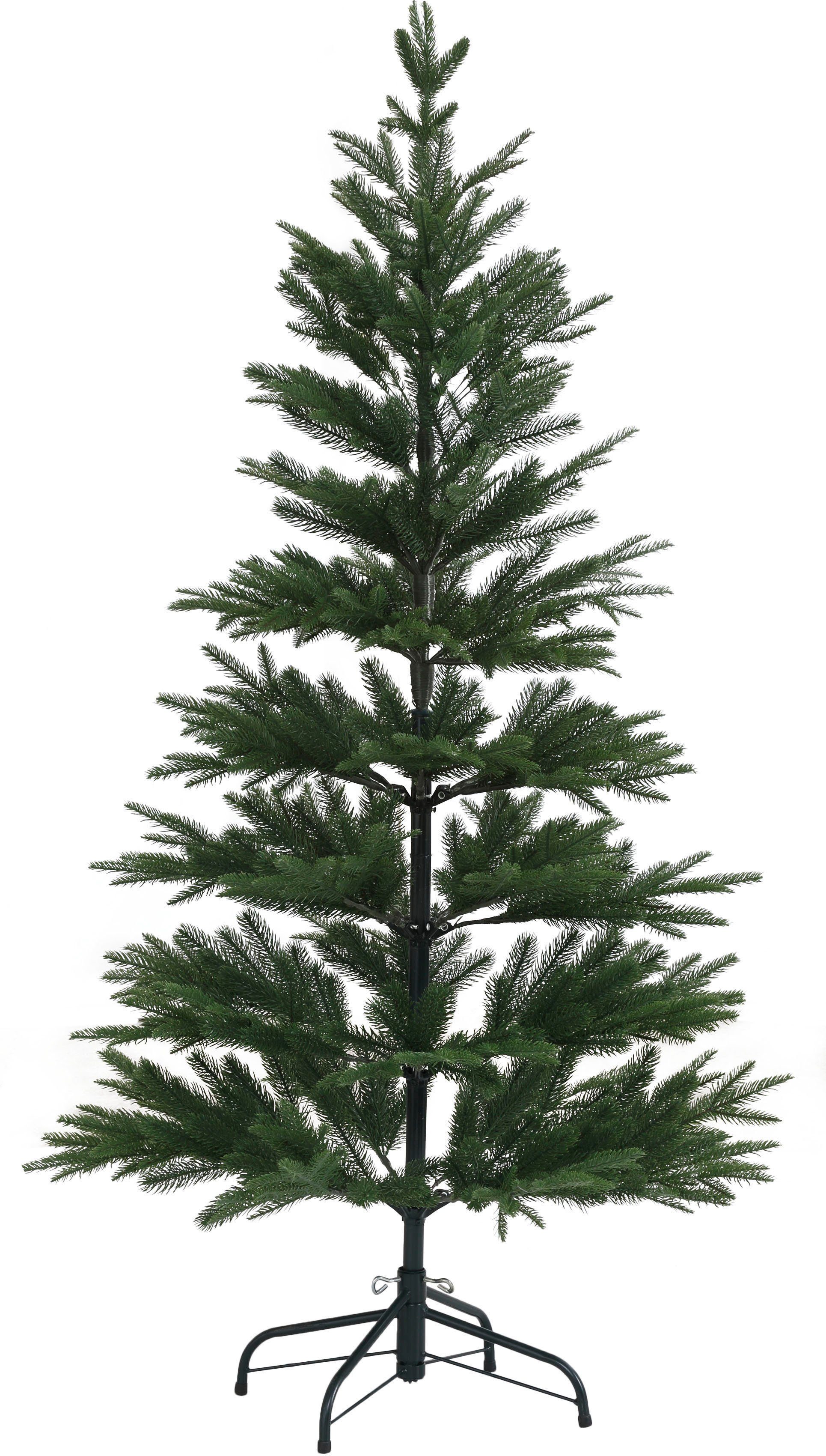 Myflair Möbel & Accessoires Künstlicher Weihnachtsbaum Weihnachtsdeko,  Green, künstlicher Christbaum, Tannenbaum, mit biegsamen Zweigen