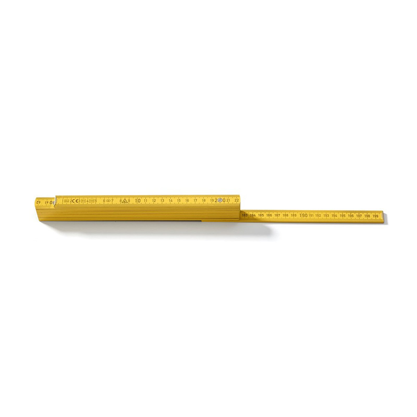 Hultafors Zollstock 10 x Hultafors Zollstock Gliedermaßstab 2 Meter, Farbe nach Wahl