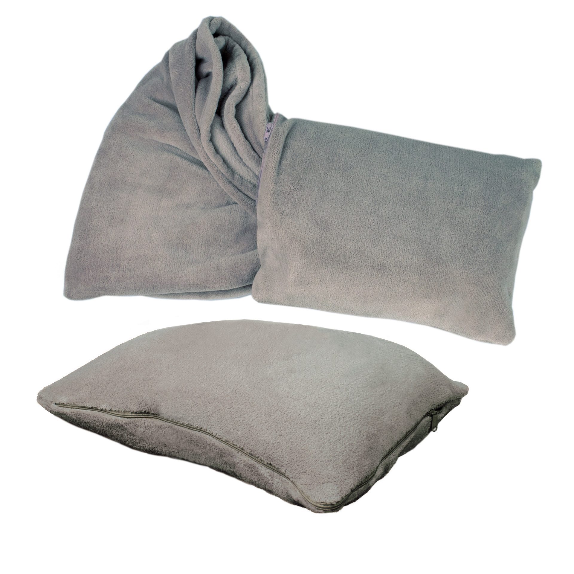 Wohndecke Reisedecke Reisekissen TRAVEL, Delindo Lifestyle, verwandelbar 2i günstig online kaufen