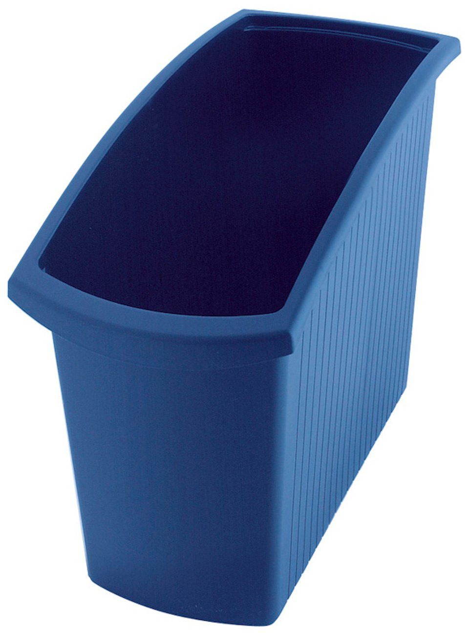 PROREGAL® Papierkorb Rechteckiger Kunstoff Papierkorb, 18L, Grau