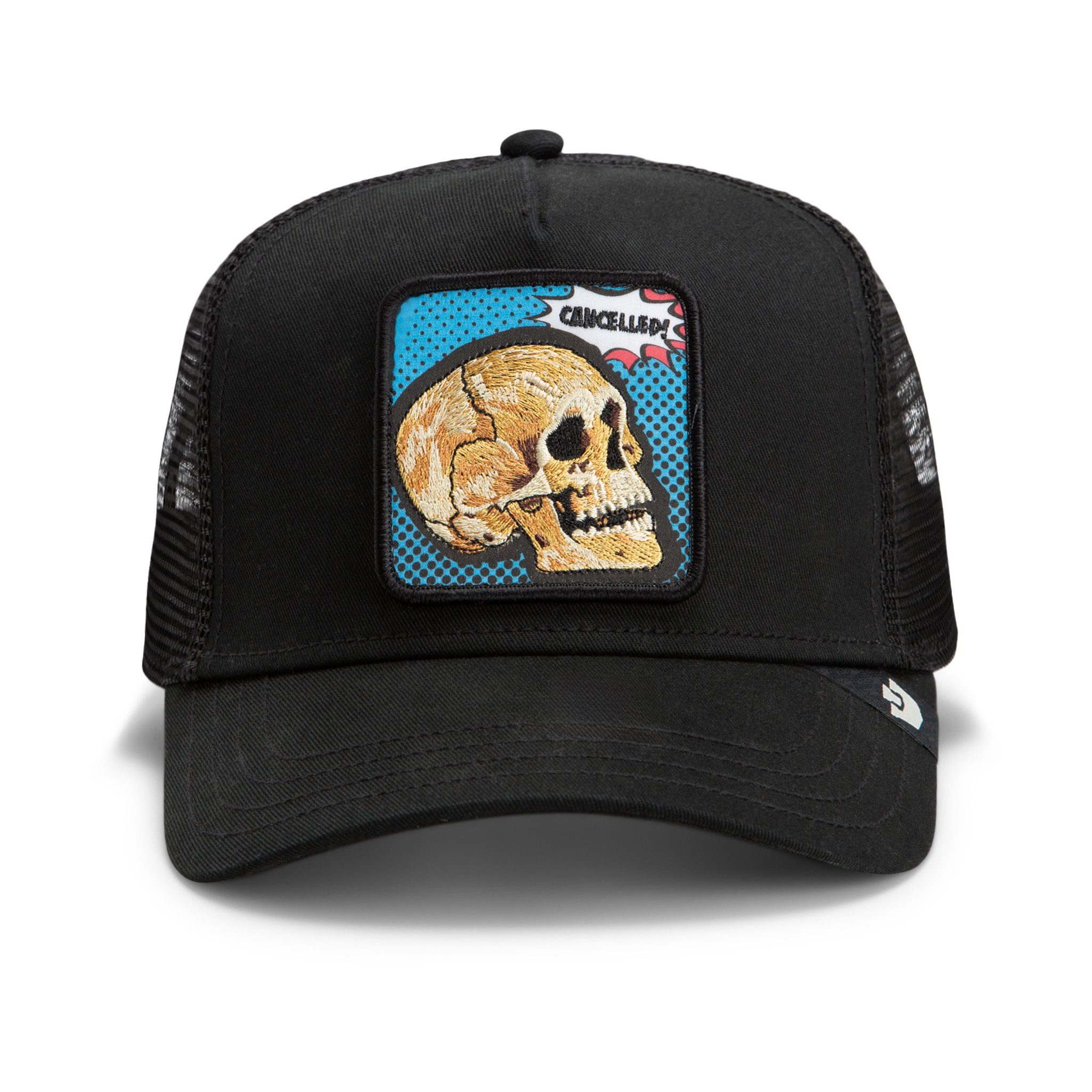 GOORIN Bros. Trucker Cap Goorin Bros. OG Trucker Cap Core Mesh POPArt - Cancelled Skull Void (Basecap, Basecap, Meshcap, Trucker Kappe)