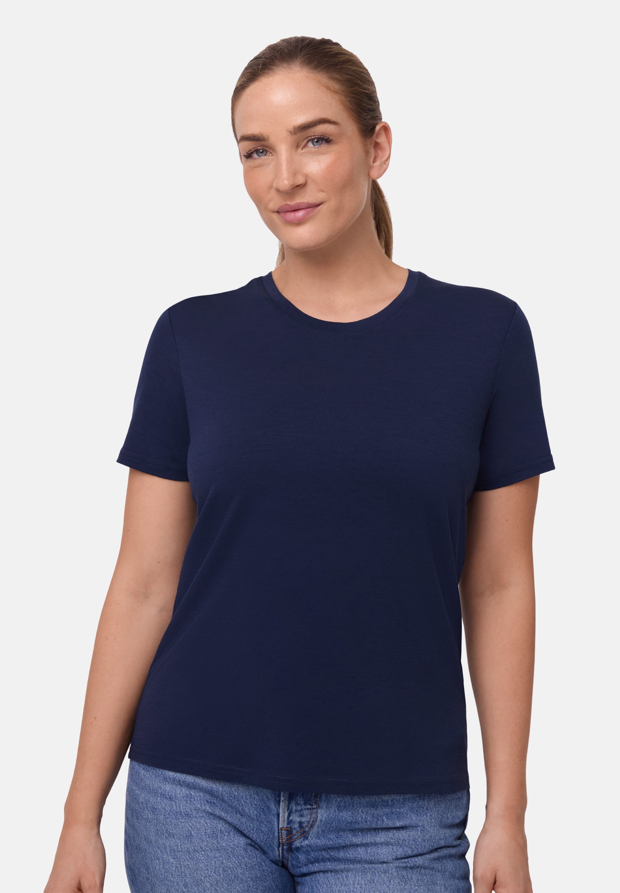 DANISH ENDURANCE T-Shirt Premium Merino (2er Pack) Sport & Outdoor Funktionshirt, Anti-Schweiß, weich & leicht