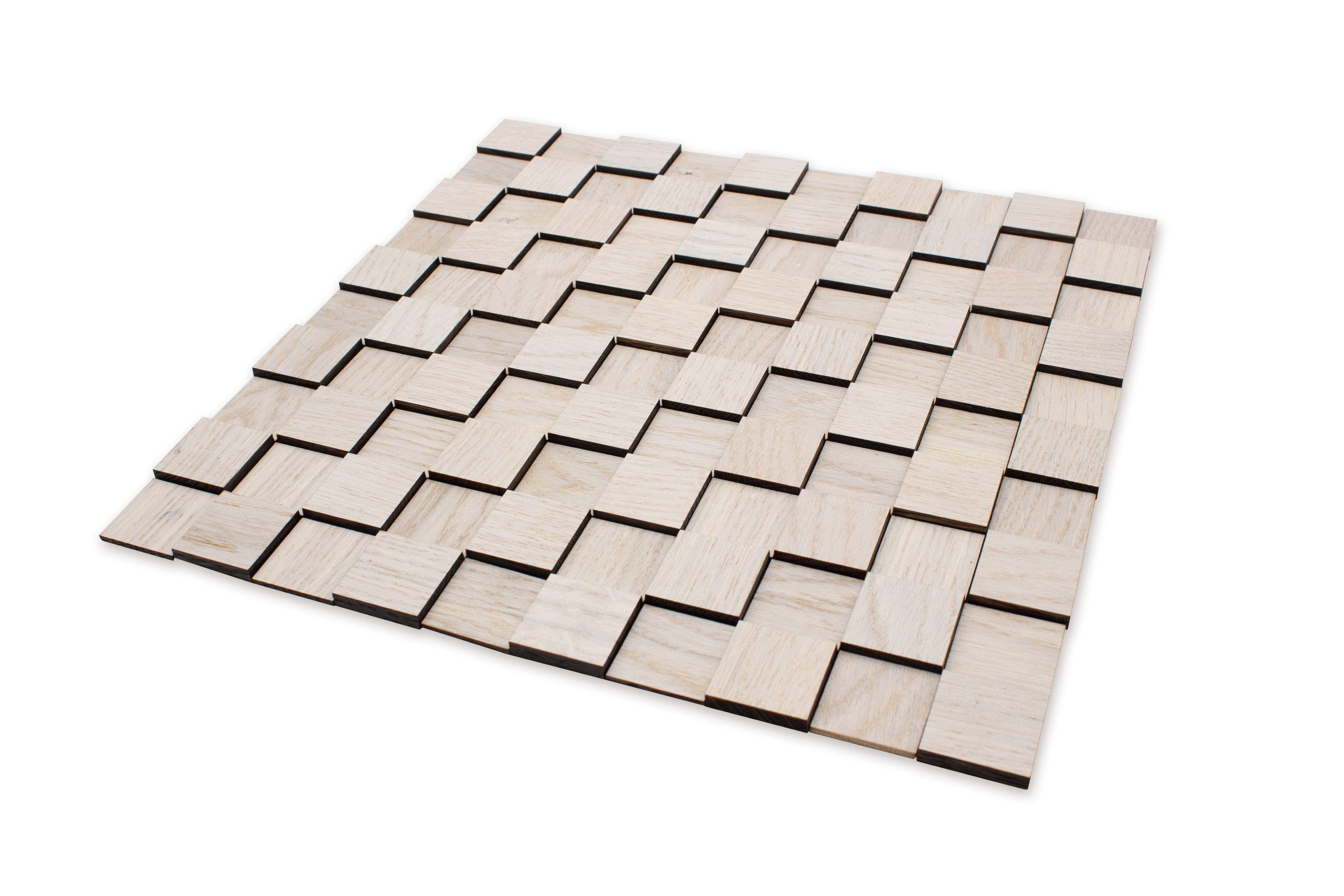 wodewa GmbH 3D Wandpaneel - Serie 30 -, BxL: 30x30 cm, 0,09 qm, (Matte, 100-tlg., 0,09 m) 3D-Optik, Selbstklebend