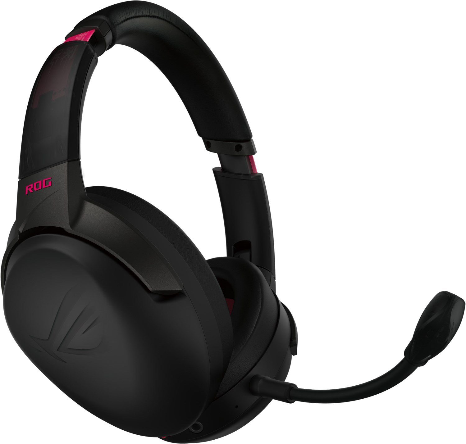 Asus ROG Strix Go 2.4 Electro Punk - Headset - schwarz Gaming-Headset