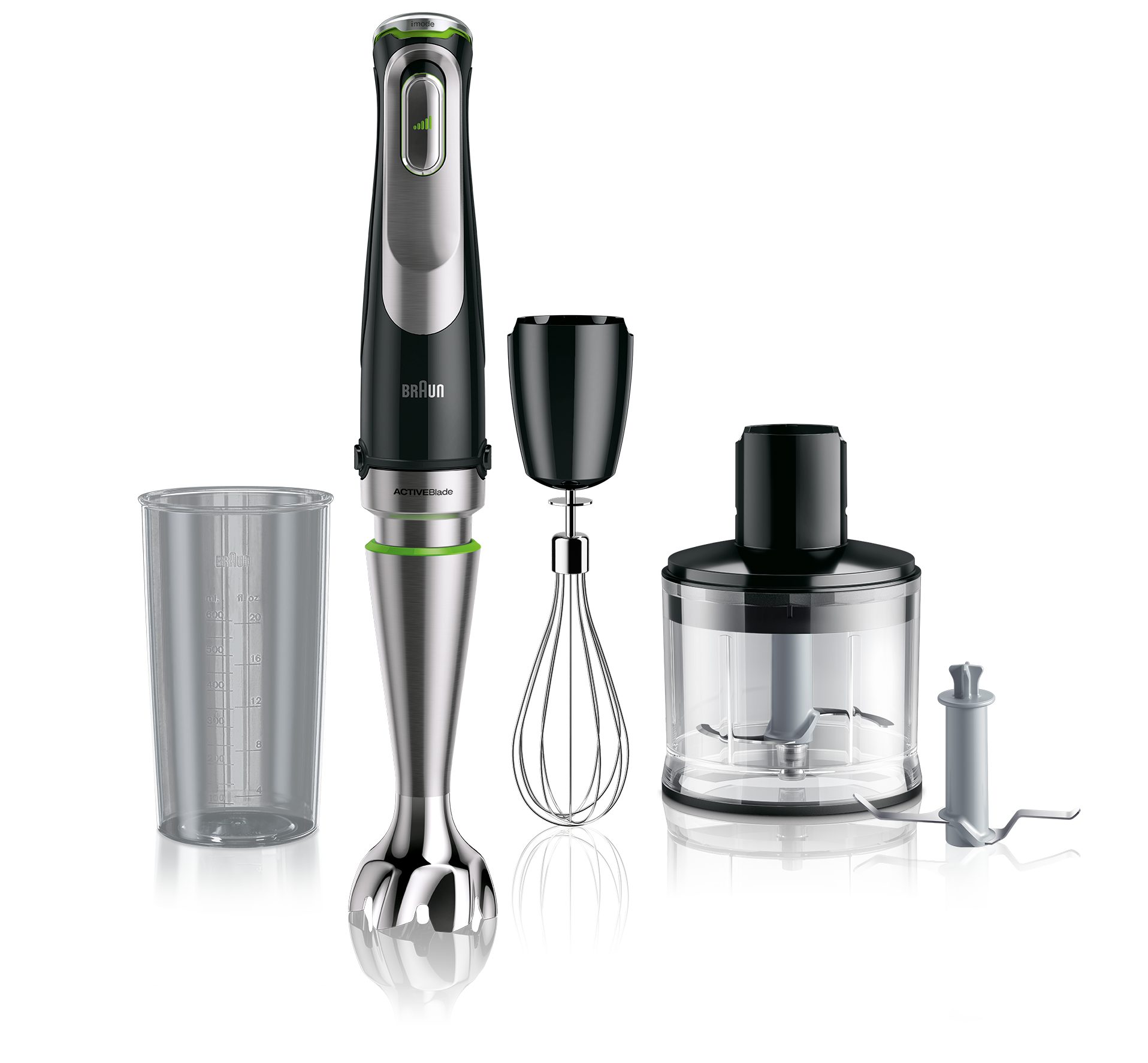 Braun Stabmixer MultiQuick 9 MQ 9135XI, 1200 W, Schneebesen, Crushed-Eis, Zerkleinerer, Advanced-Smart-Speed