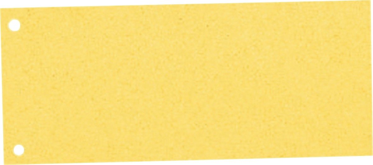 ESSELTE Aktenordner Trennstreifen 10,5x24cm VE=100 Stück gelb