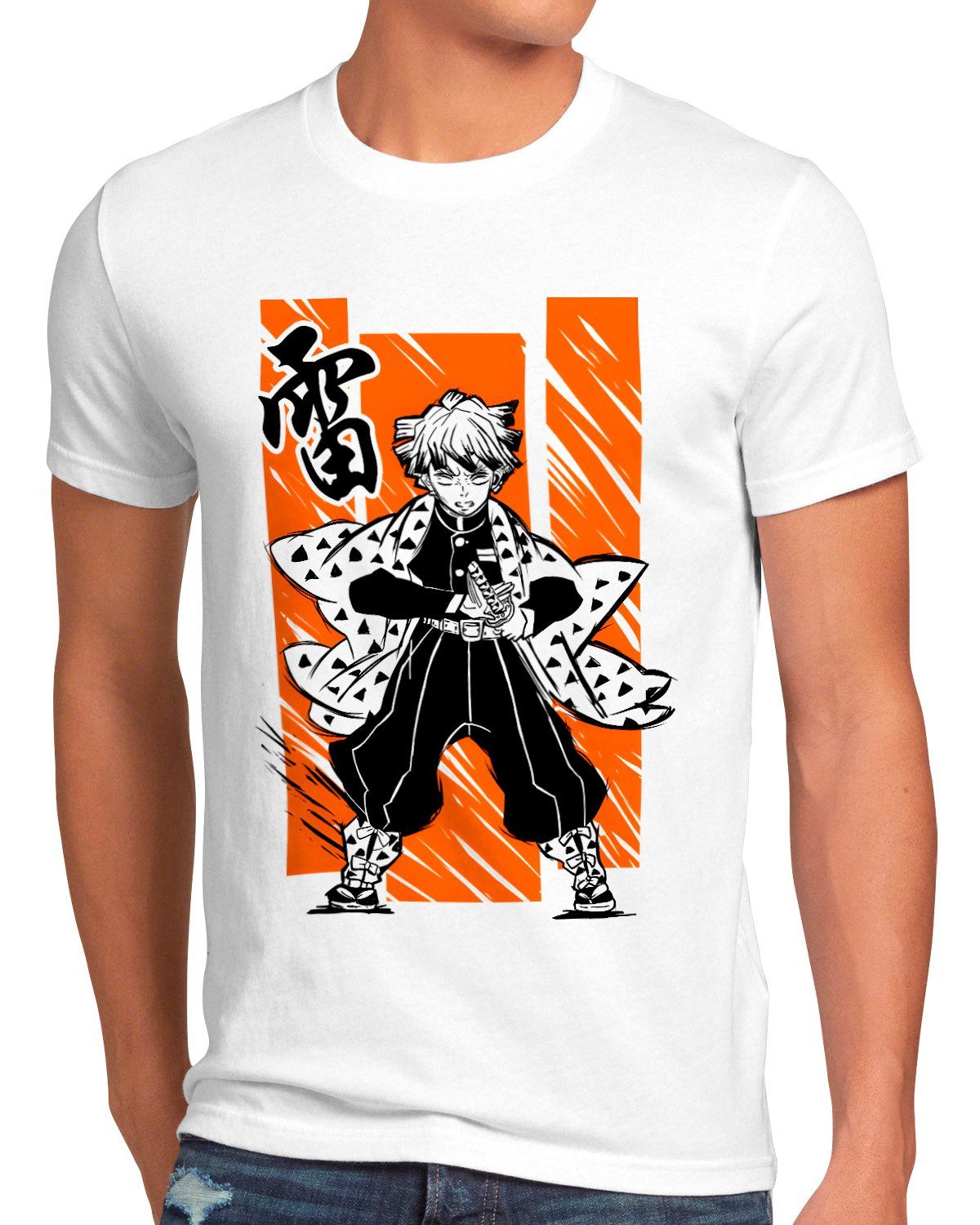 style3 Print-Shirt demon anime manga japan slayer