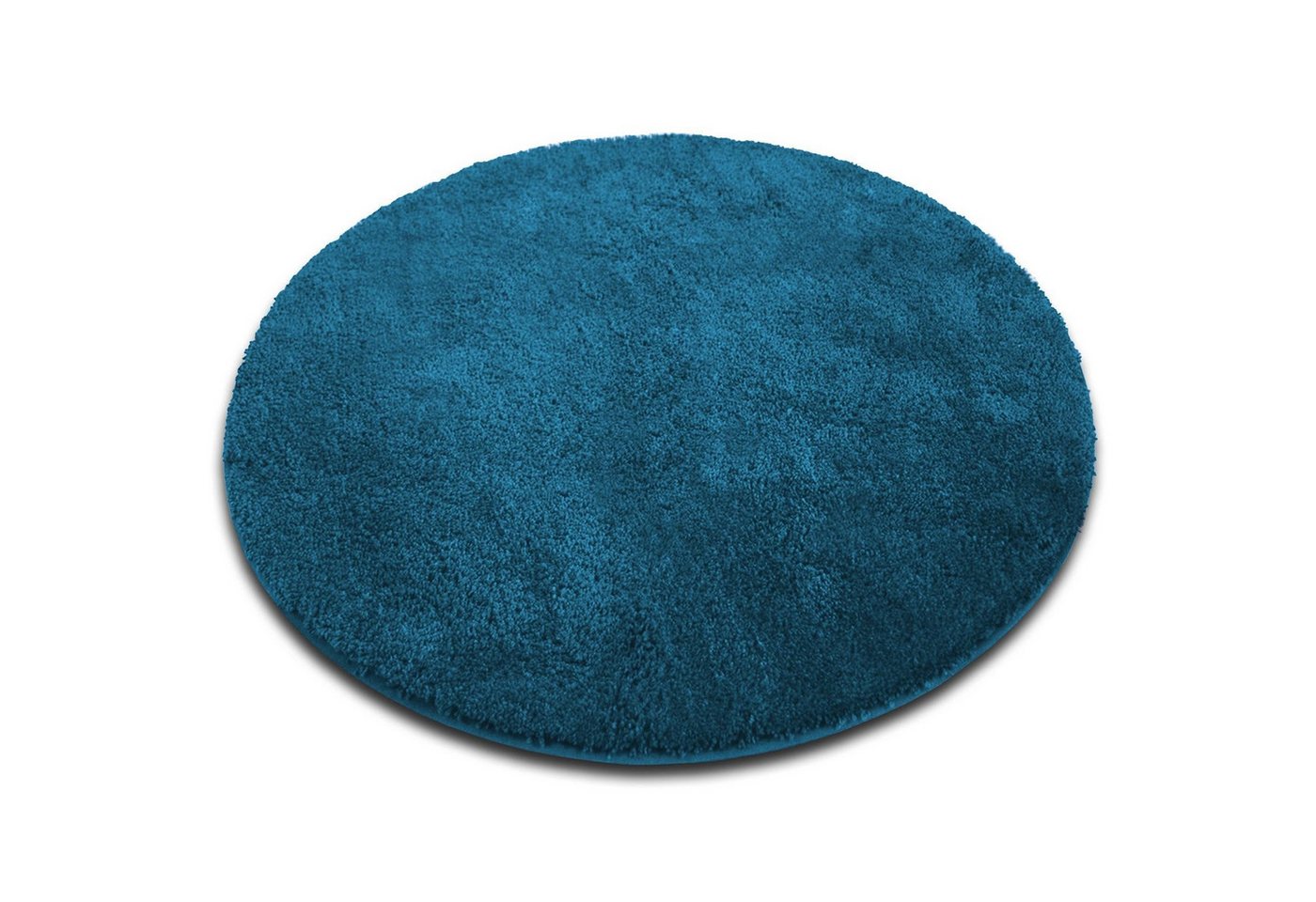 Karat Badematte Bari Hazy, Rund, Badteppich, Viele verschiedene Farben & Größen, Höhe 30 mm, Weicher & dichter Flor, Polyester, Mikrofaser, Rund, besonders weich durch Mikrofaser