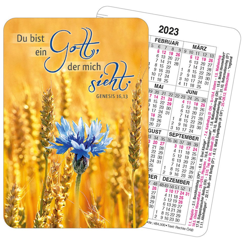 Terminkalender Spielkarten-Kalender 2023