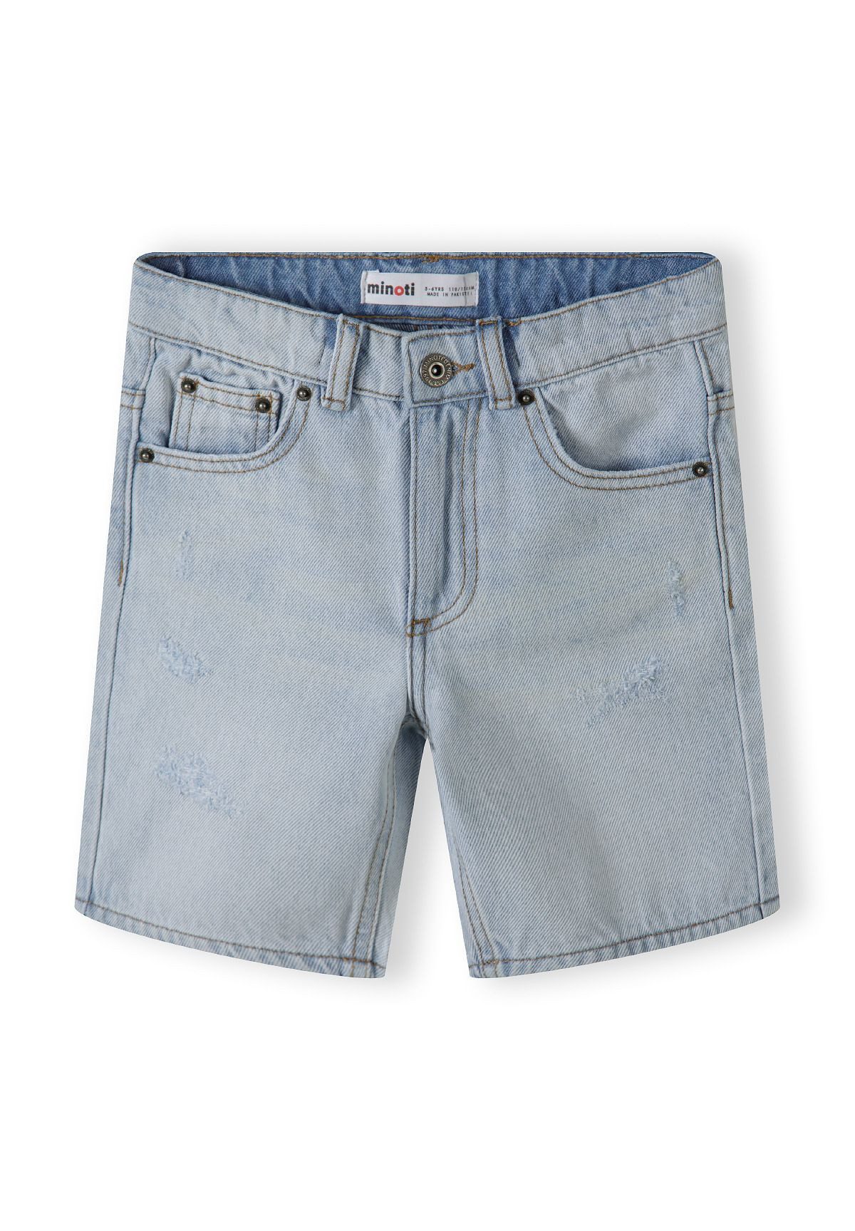 MINOTI Jeansshorts Denim-Shorts mit abgeriebenen Kanten günstig online kaufen