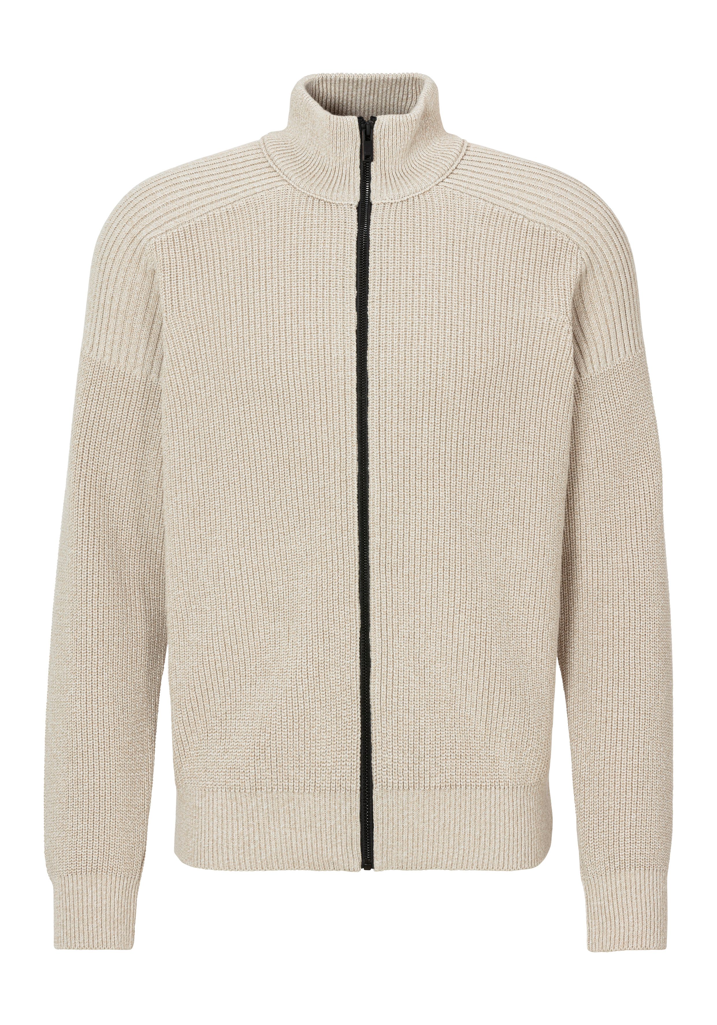 BOSS ORANGE Strickjacke Kalandrio mit kontrastfarbigem günstig online kaufen